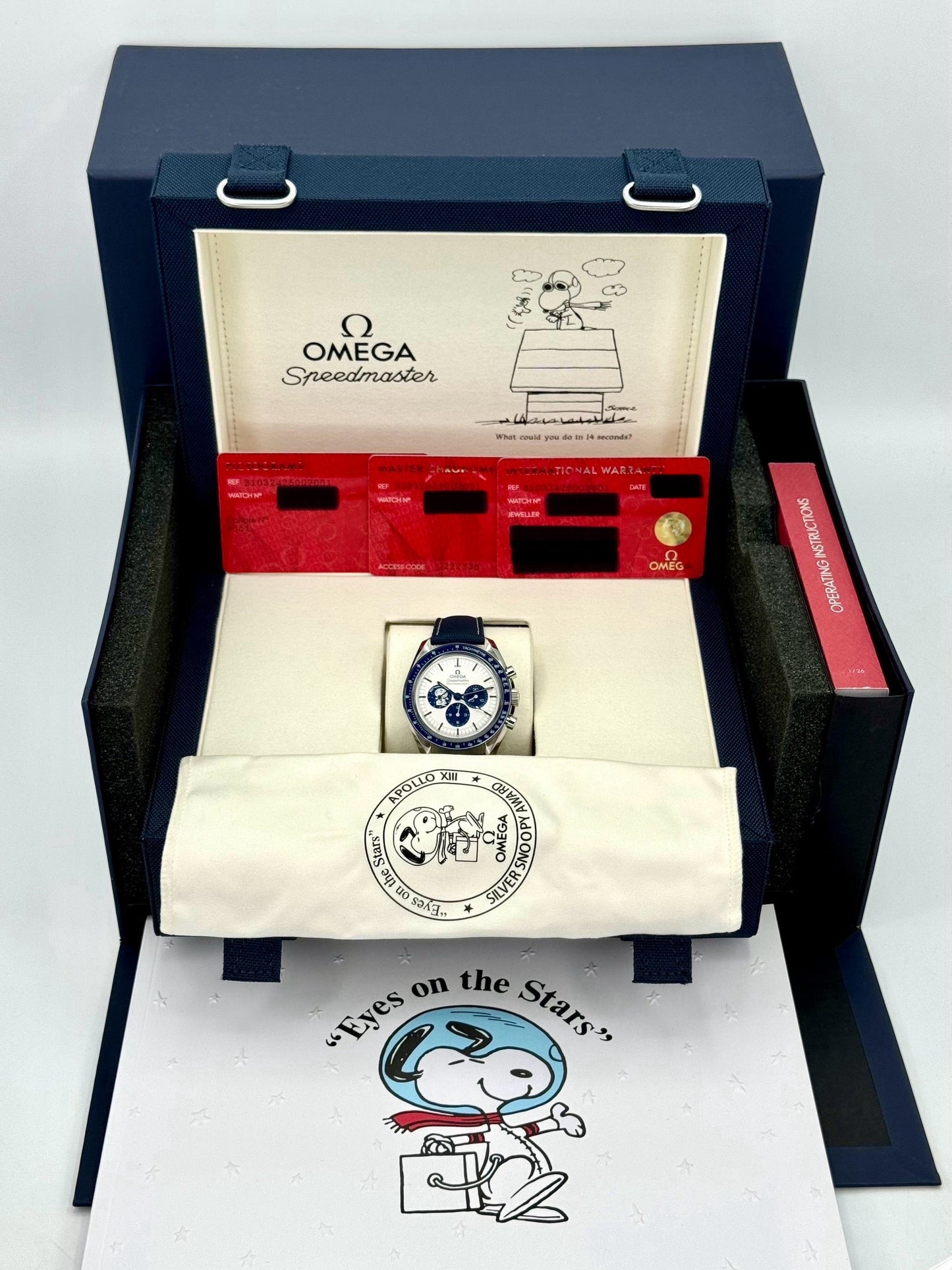 NEW 2025 Omega Speedmaster Silver Snoopy Award 310.32.42.50.02.001 - MyWatchLLC