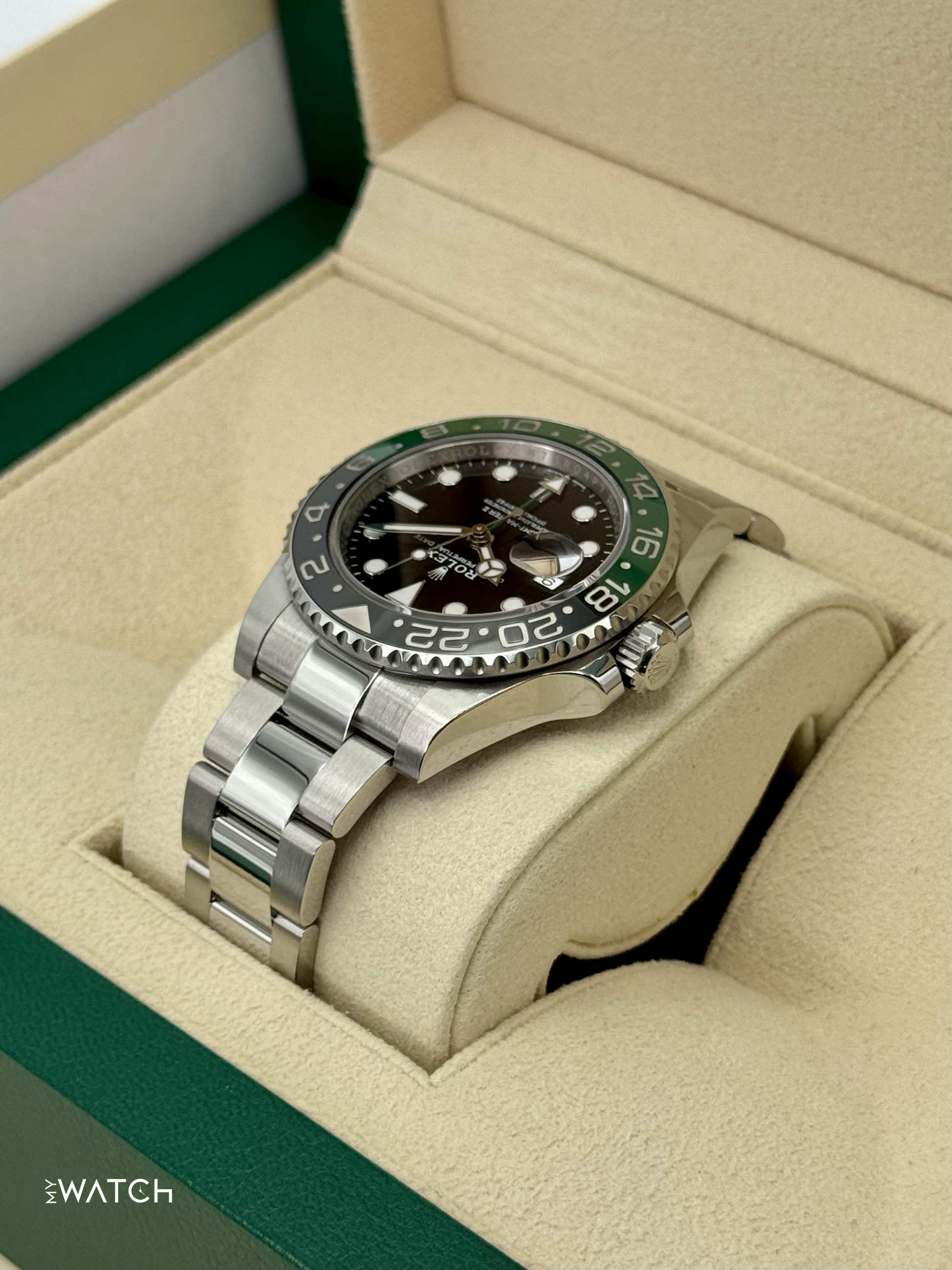 2025 Rolex GMT-Master II "Sprite" 40mm 126720VTNR Oyster - MyWatchLLC