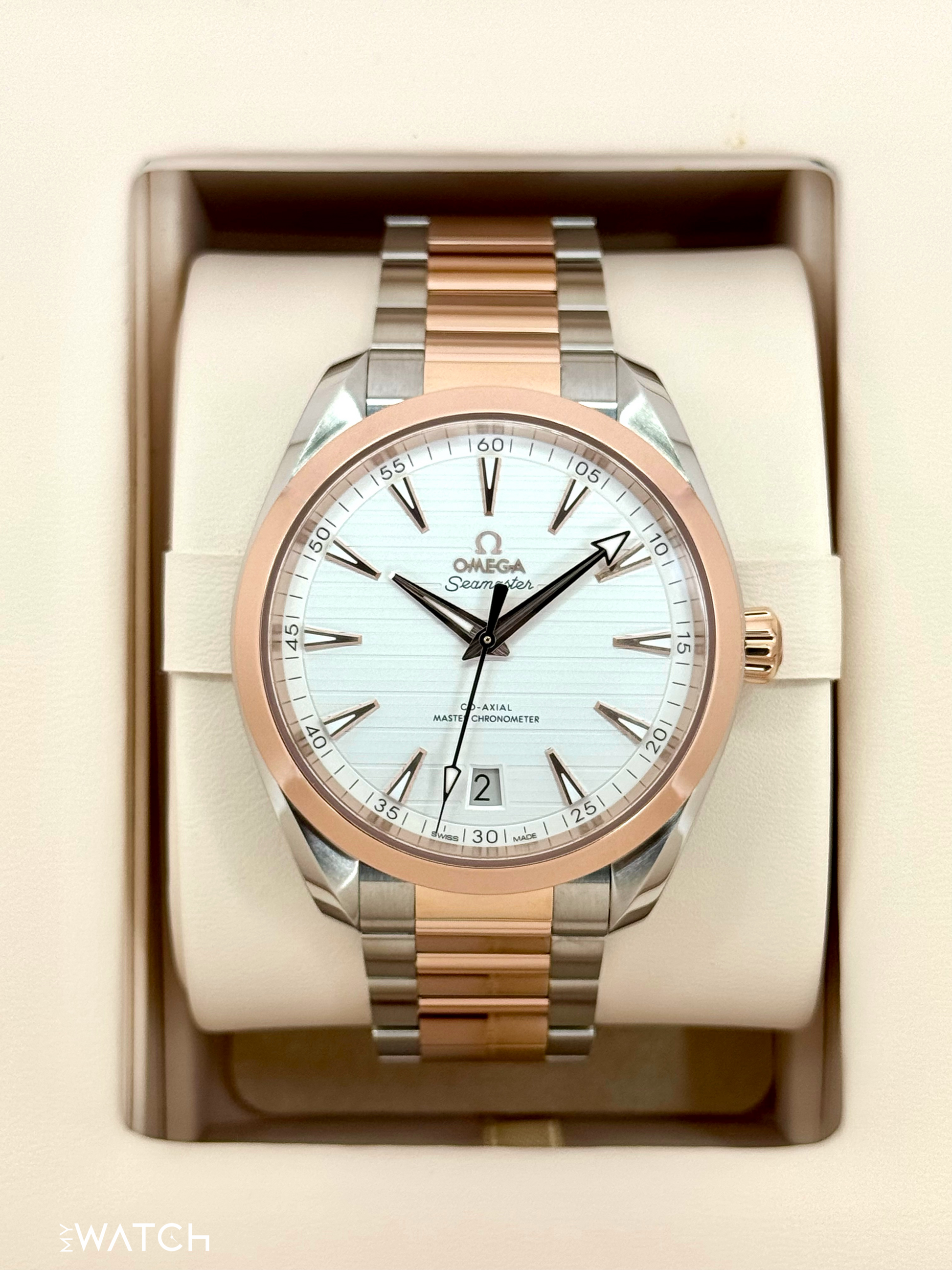 2025 Omega Seamaster Aqua Terra 41mm 220.20.41.21.02.001 Silver Dial - MyWatchLLC