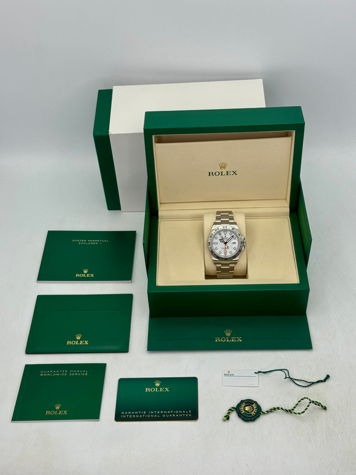 2025 Rolex Explorer II 42mm 226570 Polar White Dial