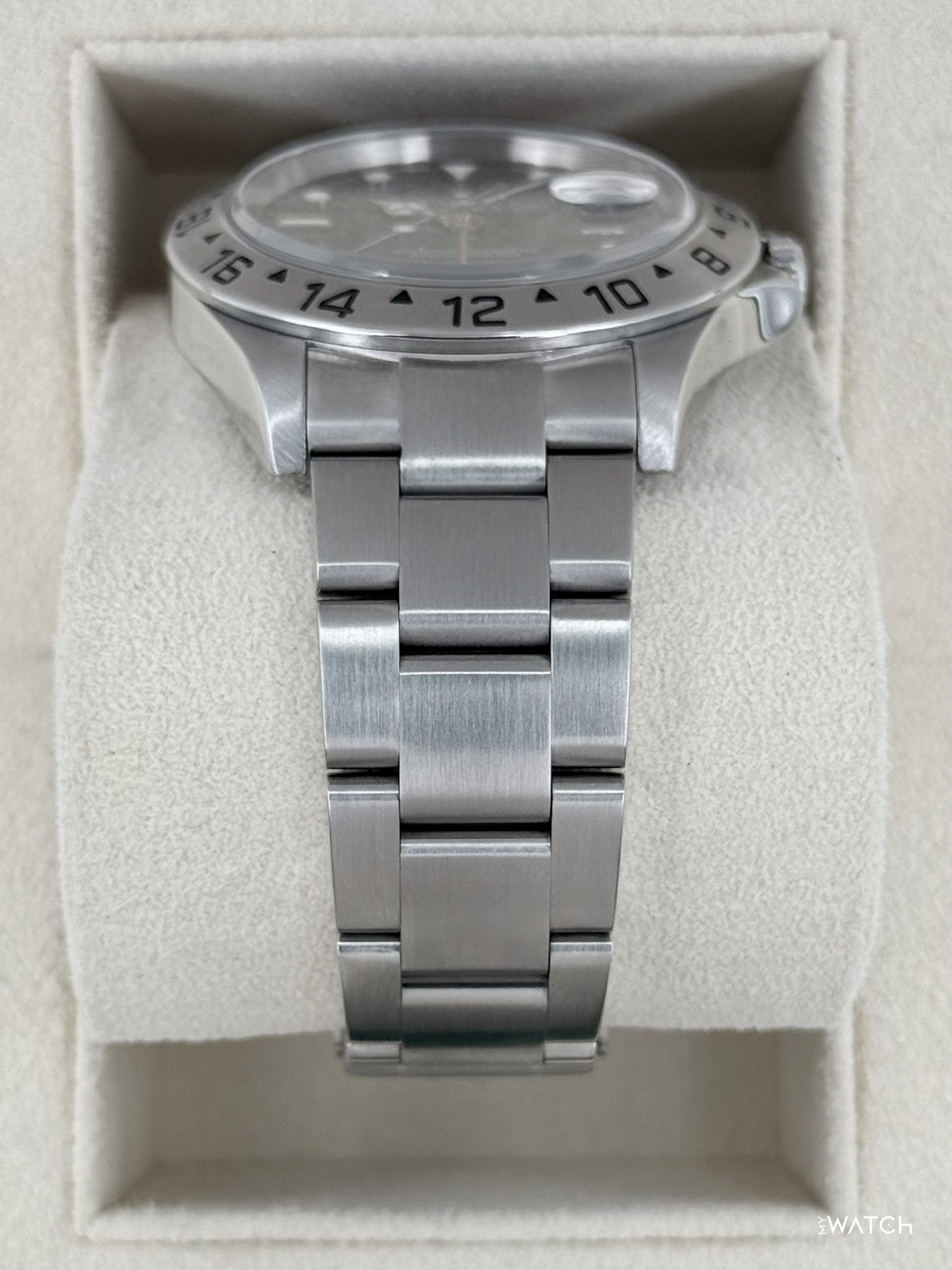 Rolex Explorer II 40mm 16570 Stainless Steel Black Dial - MyWatchLLC