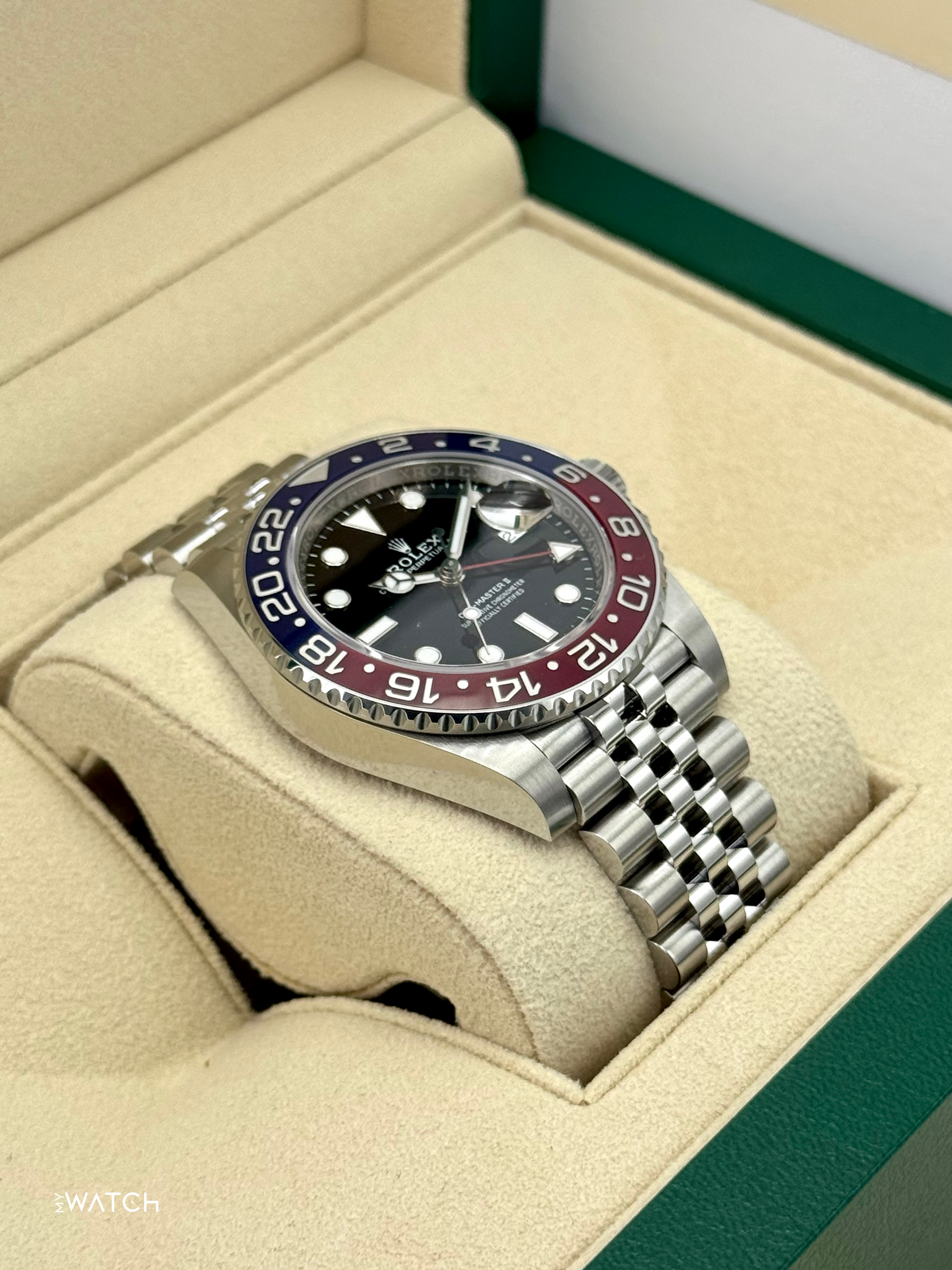 NEW 2024 Rolex GMT-Master II "Pepsi" 40mm 126710BLRO Jubilee - MyWatchLLC