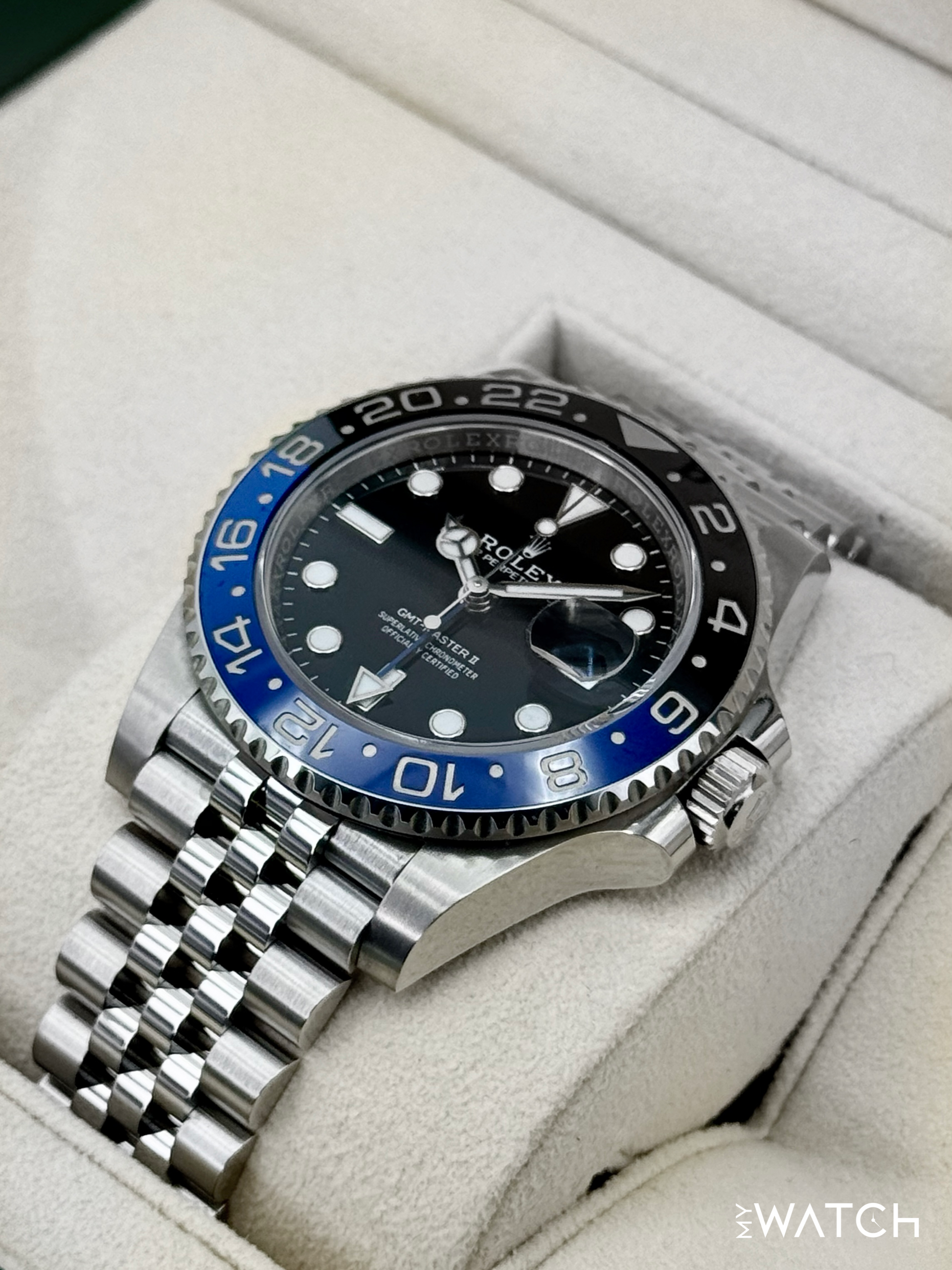 2024 Rolex GMT-Master II "Batgirl" 40mm 126710BLNR Jubilee Black Dial - MyWatchLLC