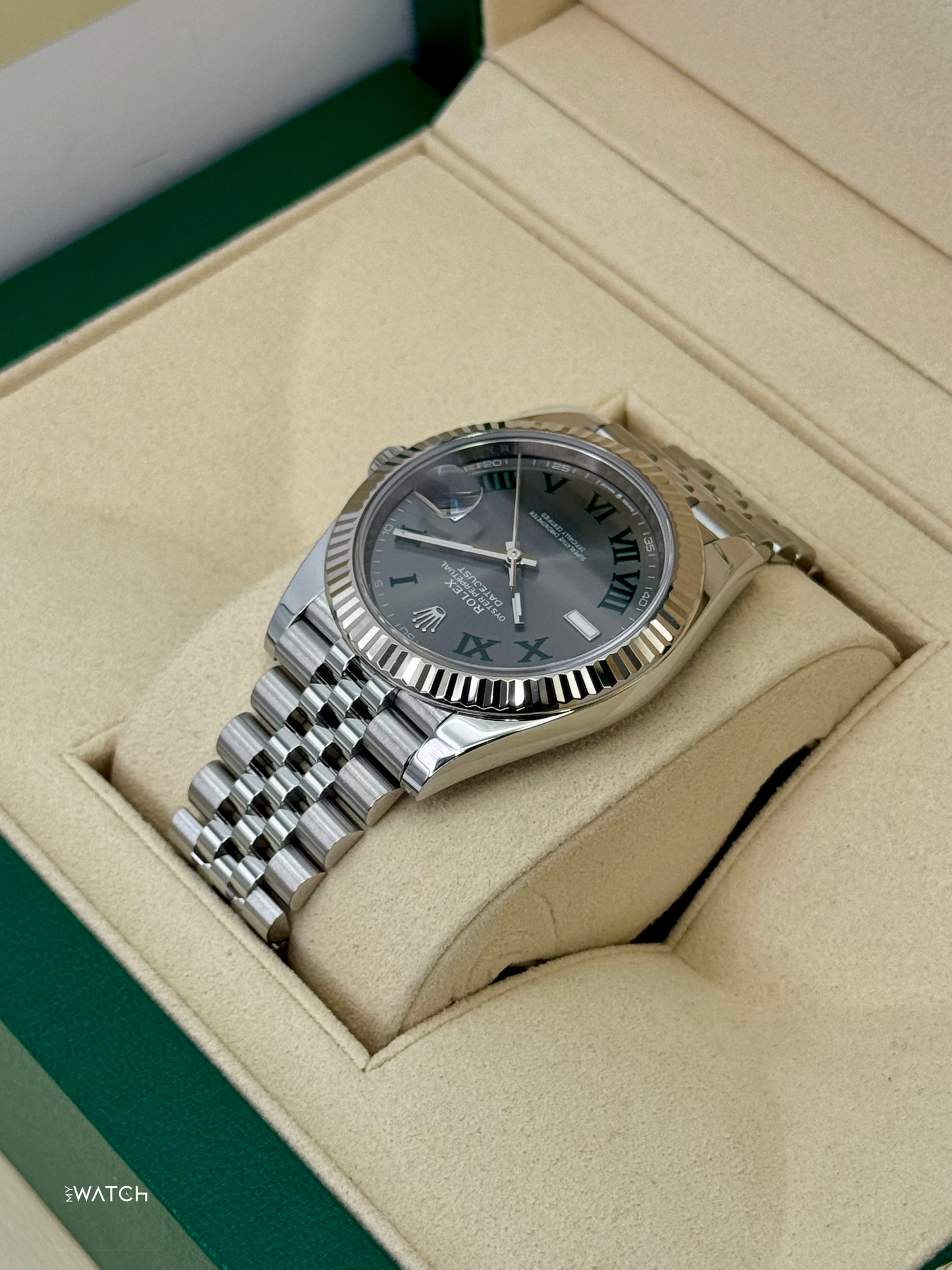 2024 Rolex Datejust 41mm 126334 Jubilee Wimbledon Dial