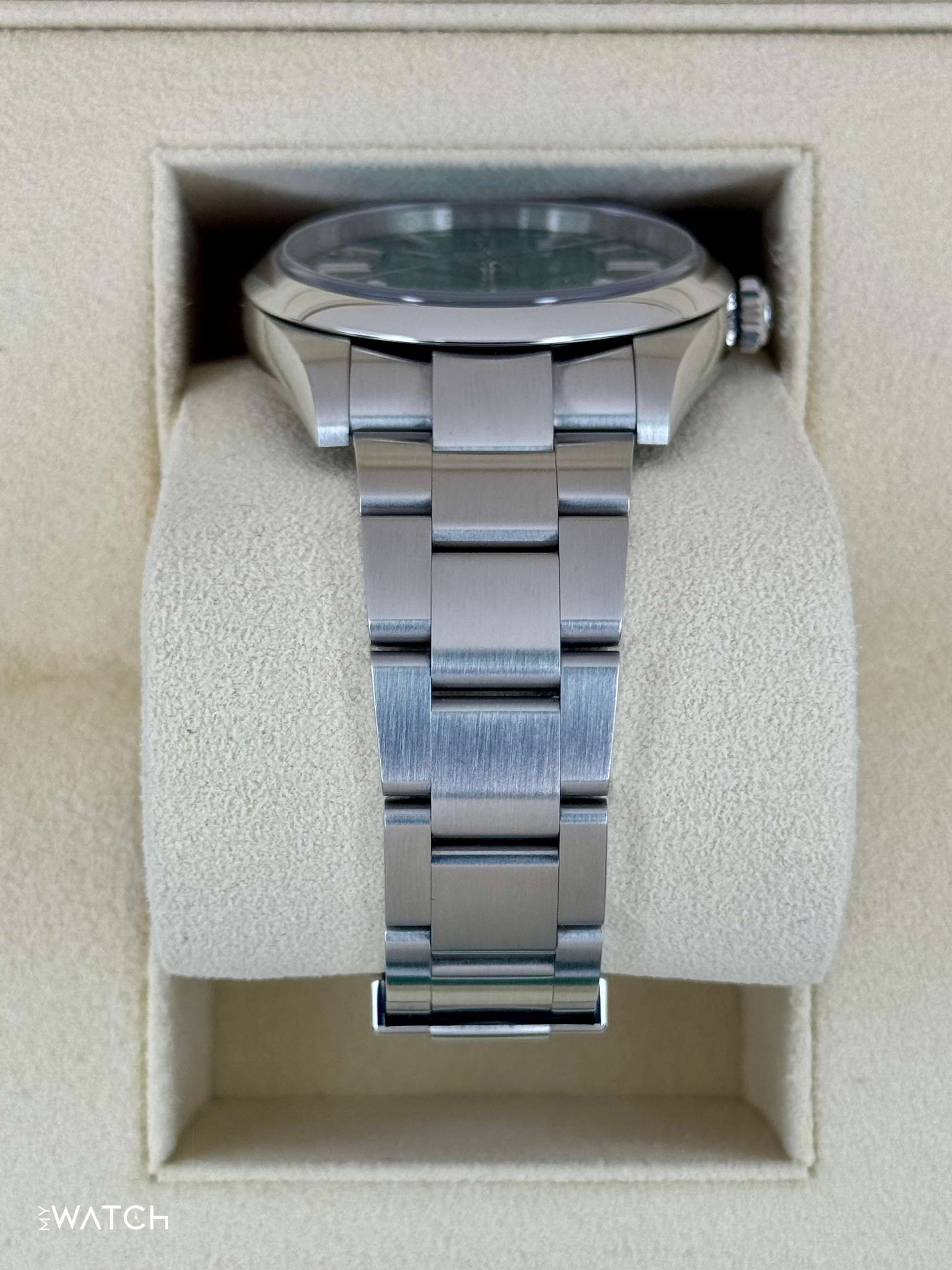 2023 Rolex Oyster Perpetual 41mm 124300 Green Dial - MyWatchLLC