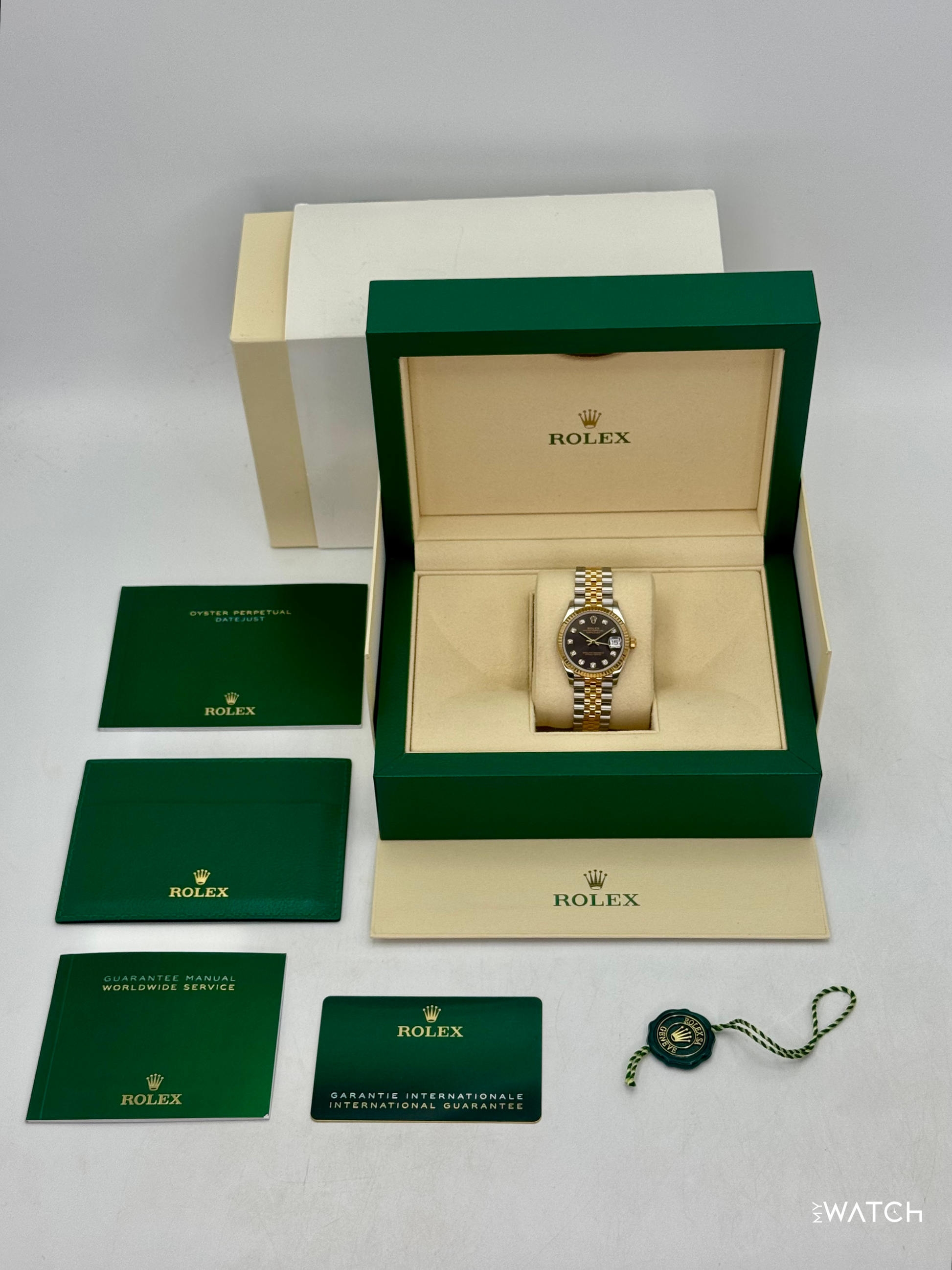 2021 Rolex Datejust 31mm 278273 Two-Tone Rhodium Diamond Dial - MyWatchLLC