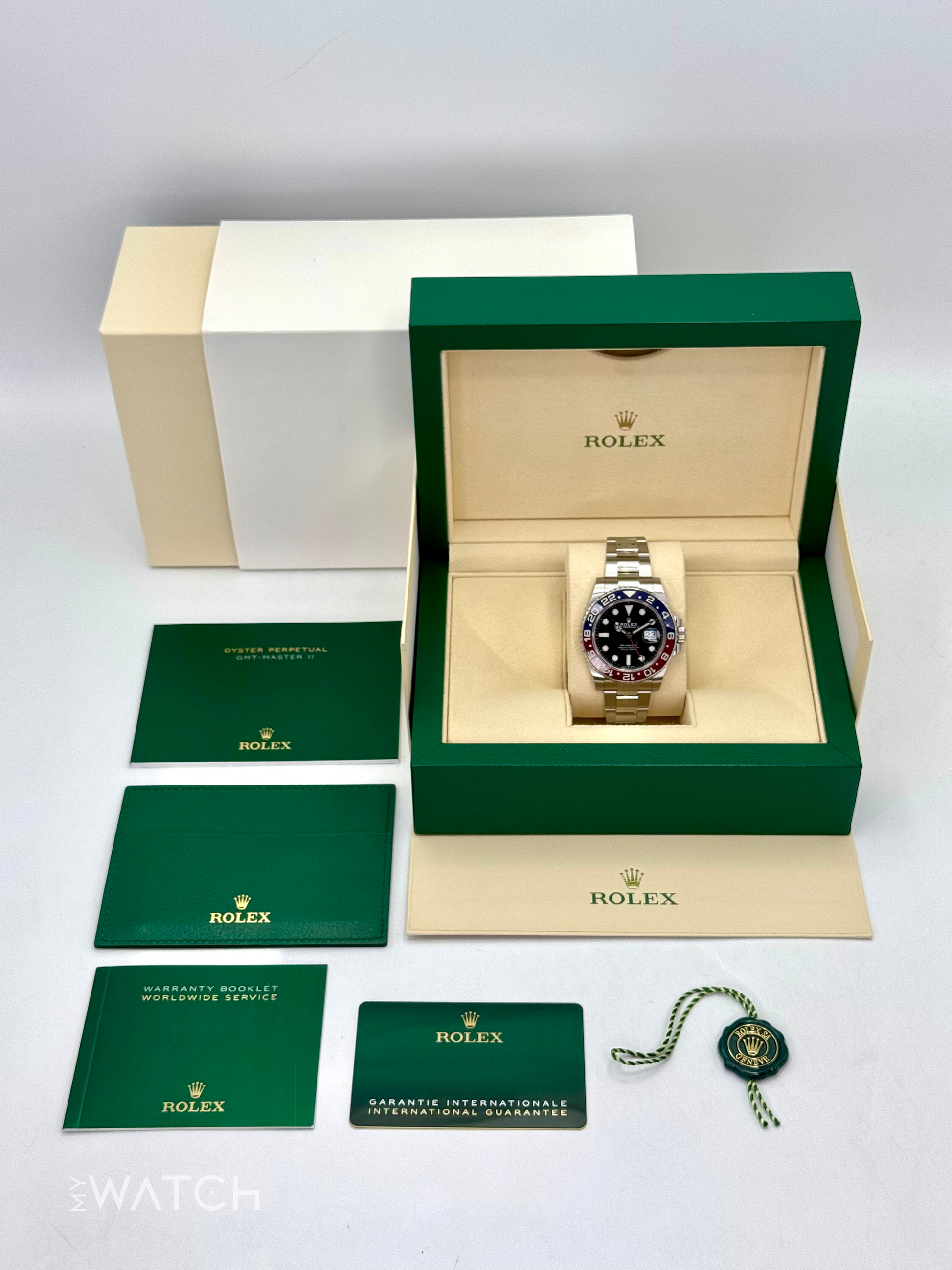 2022 Rolex GMT-Master II "Pepsi" 40mm 126710BLRO Oyster - MyWatchLLC
