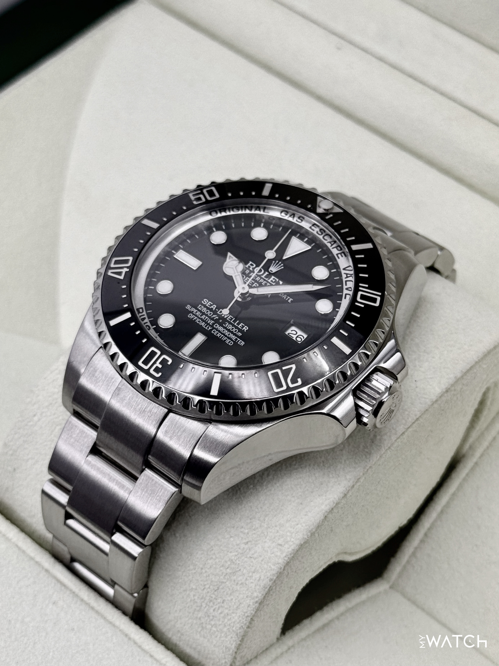 2015 Rolex Deepsea 44mm 116660 Stainless Steel Black Dial - MyWatchLLC
