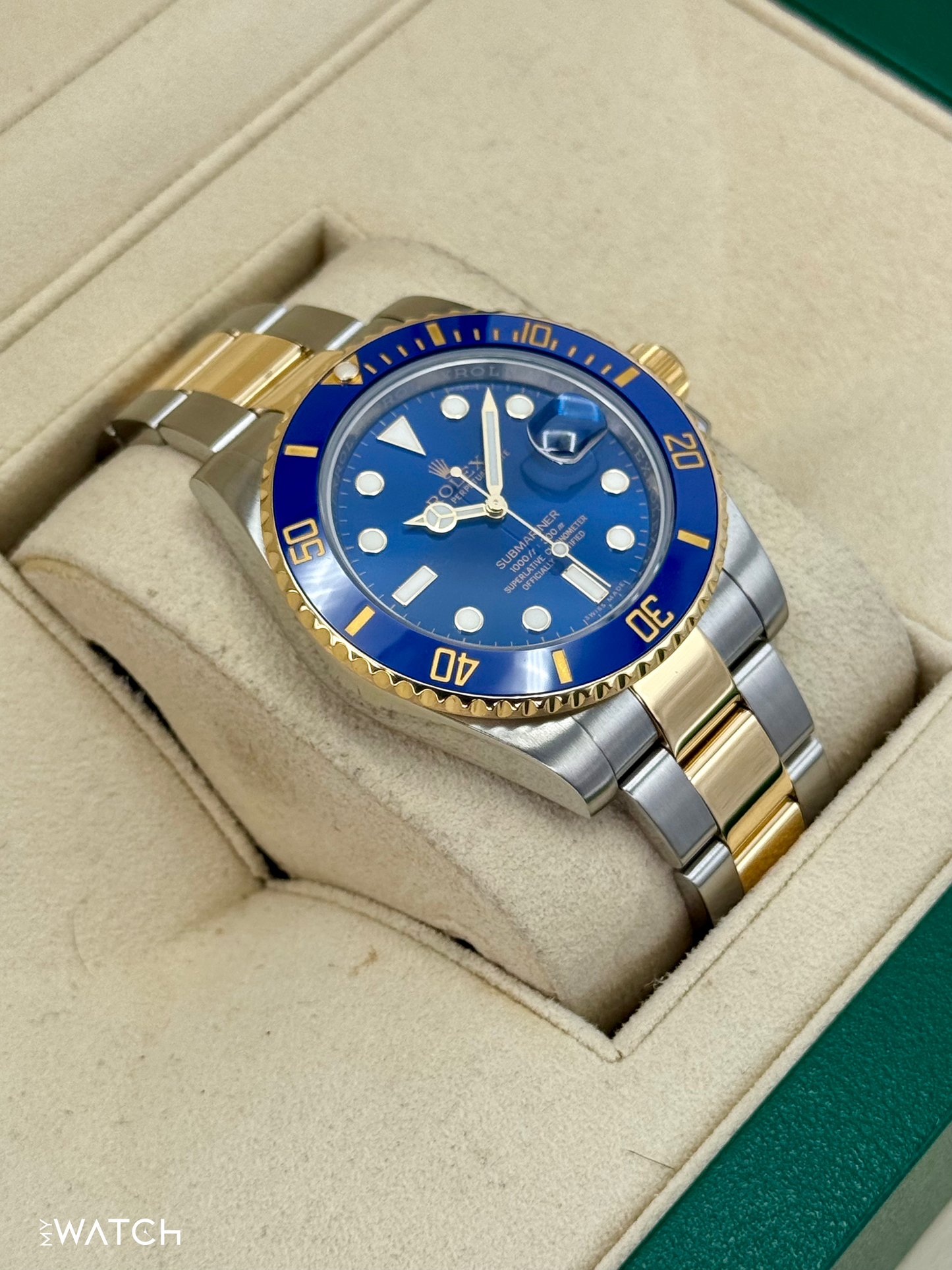 2016 Rolex Submariner "Bluesy" 40mm 116613LB Two-Tone Blue Dial - MyWatchLLC