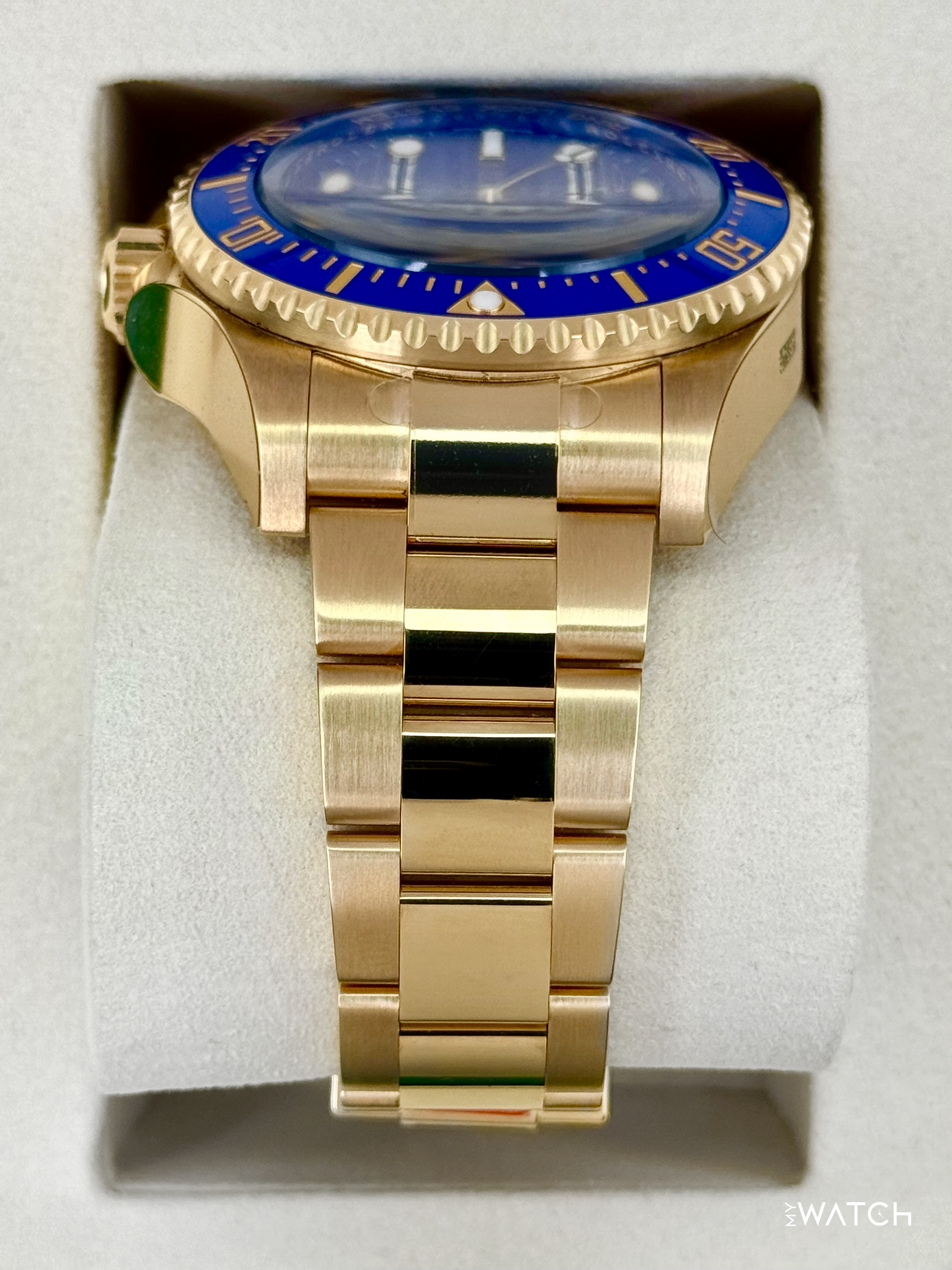 NEW 2026 Rolex Deepsea 44mm 136668LB Yellow Gold Blue Dial (STICKERED) - MyWatchLLC
