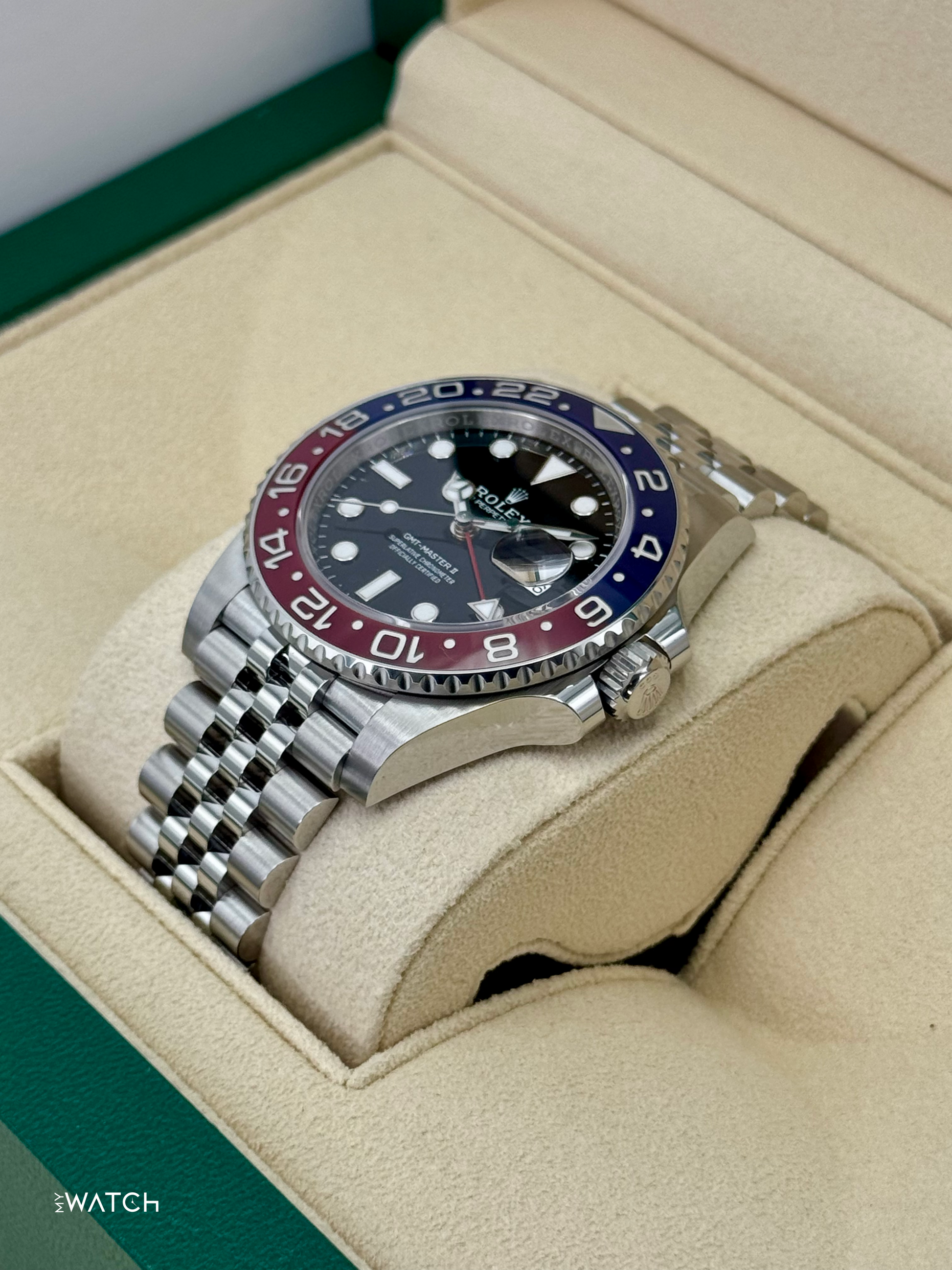NEW 2024 Rolex GMT-Master II "Pepsi" 40mm 126710BLRO Jubilee - MyWatchLLC