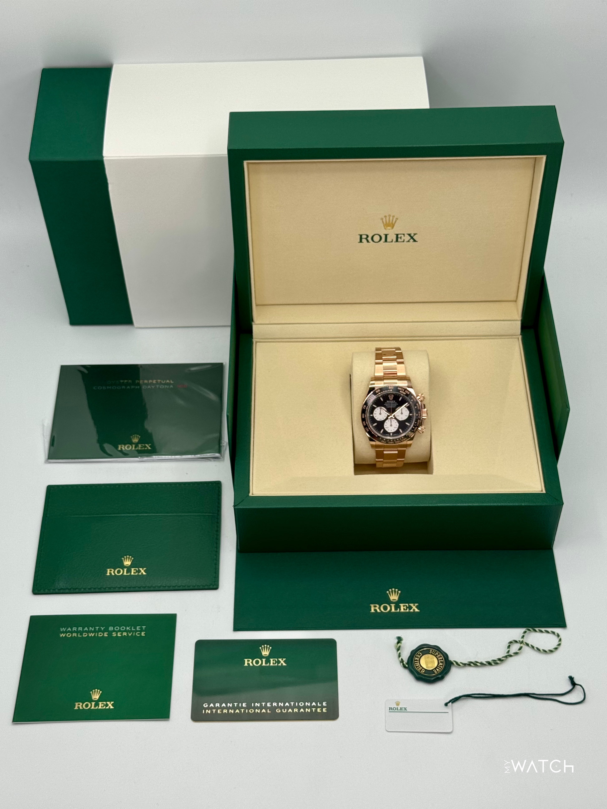NEW 2025 Rolex Daytona "Le Mans" 40mm 126525LN Rose Gold Black Dial - MyWatchLLC