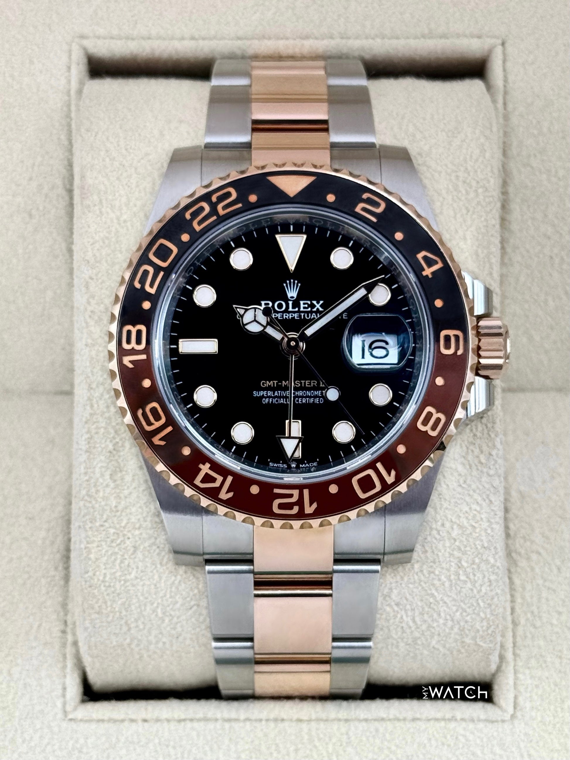 2020 Rolex GMT-Master II "Rootbeer" 40mm 126711CHNR Two-Tone - MyWatchLLC