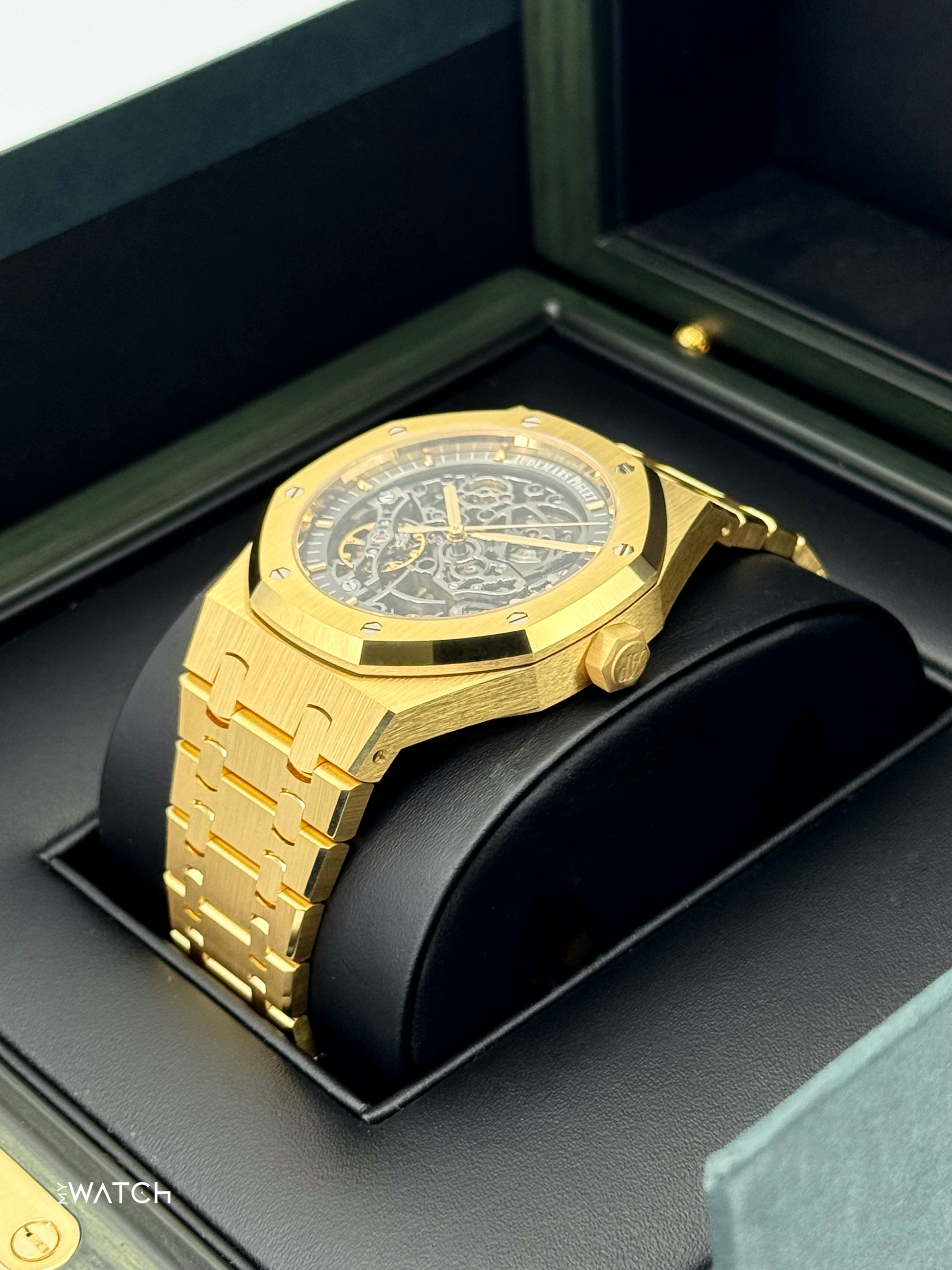 NEW 2025 Audemars Piguet Royal Oak 41mm 15407BA Double Balance Wheel Openworked - MyWatchLLC