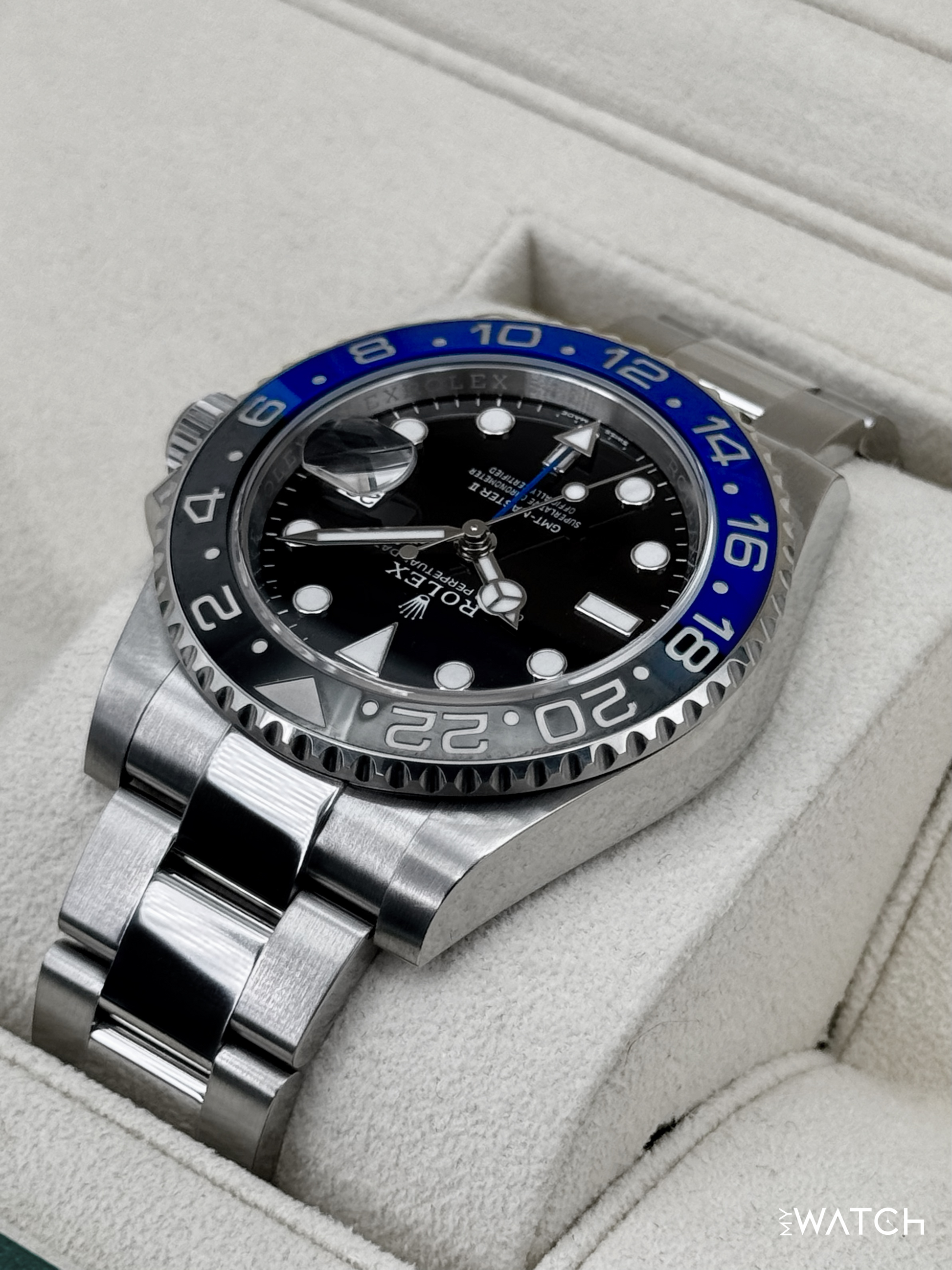 2024 Rolex GMT-Master II "Batman" 40mm 126710BLNR Oyster - MyWatchLLC
