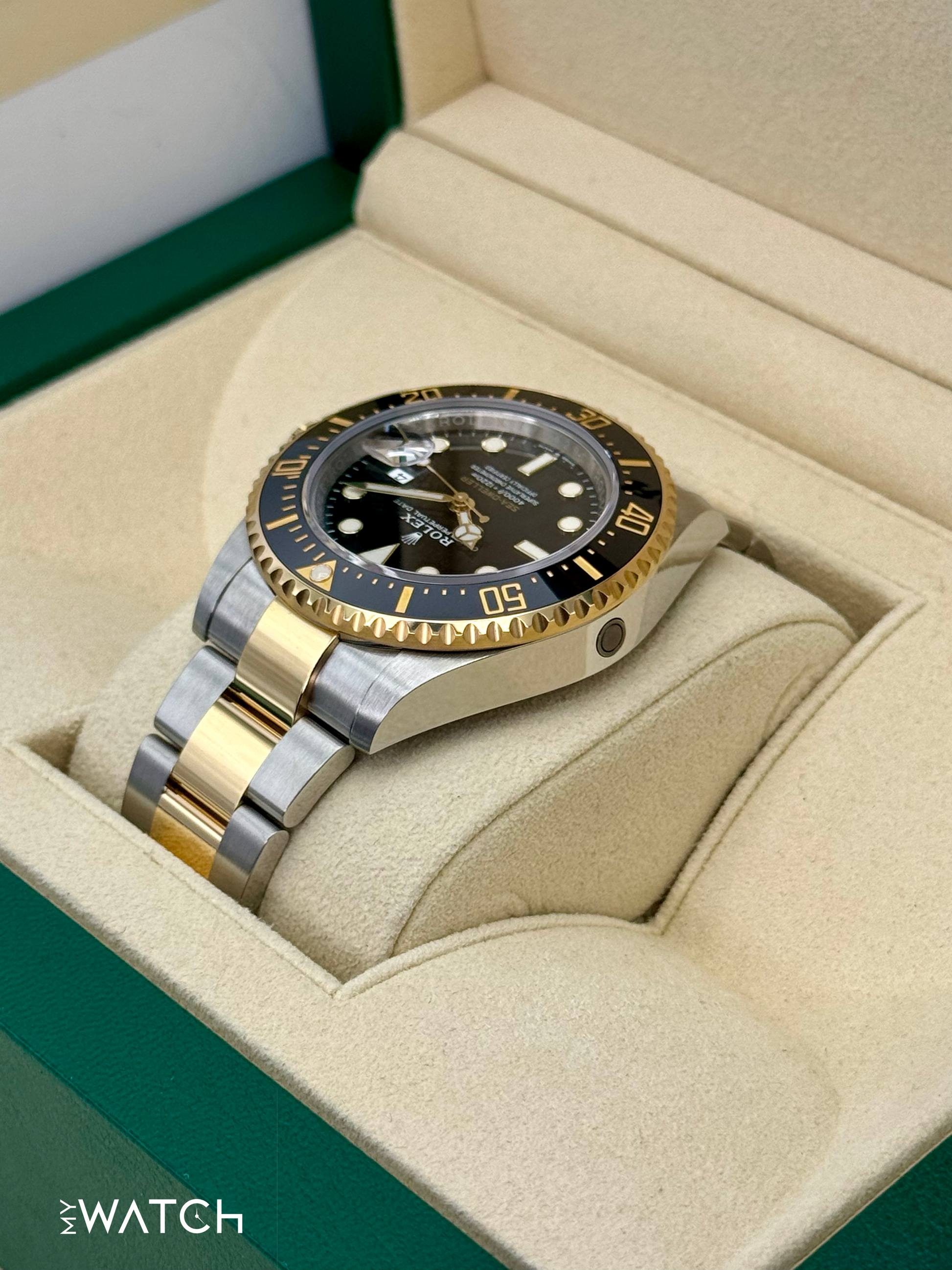 2019 Rolex Sea-Dweller 43mm 126603 Two-Tone Black Dial - MyWatchLLC