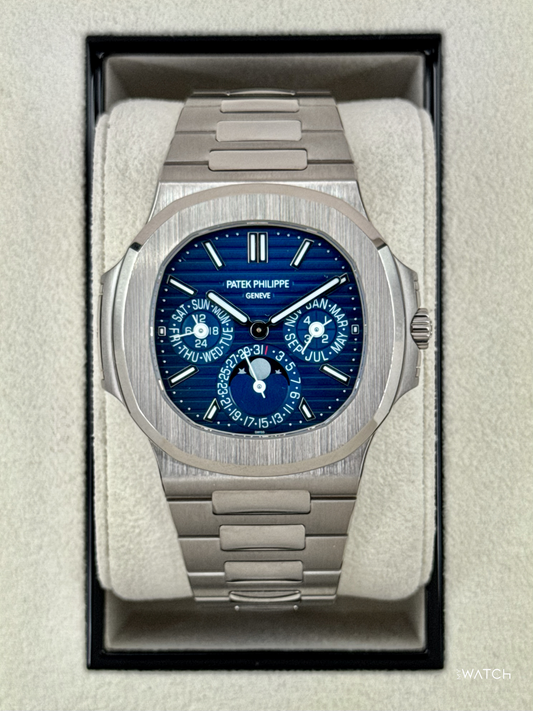 2024 Patek Philippe Nautilus Perpetual Calendar 40mm 5740/1G-001 Blue Dial