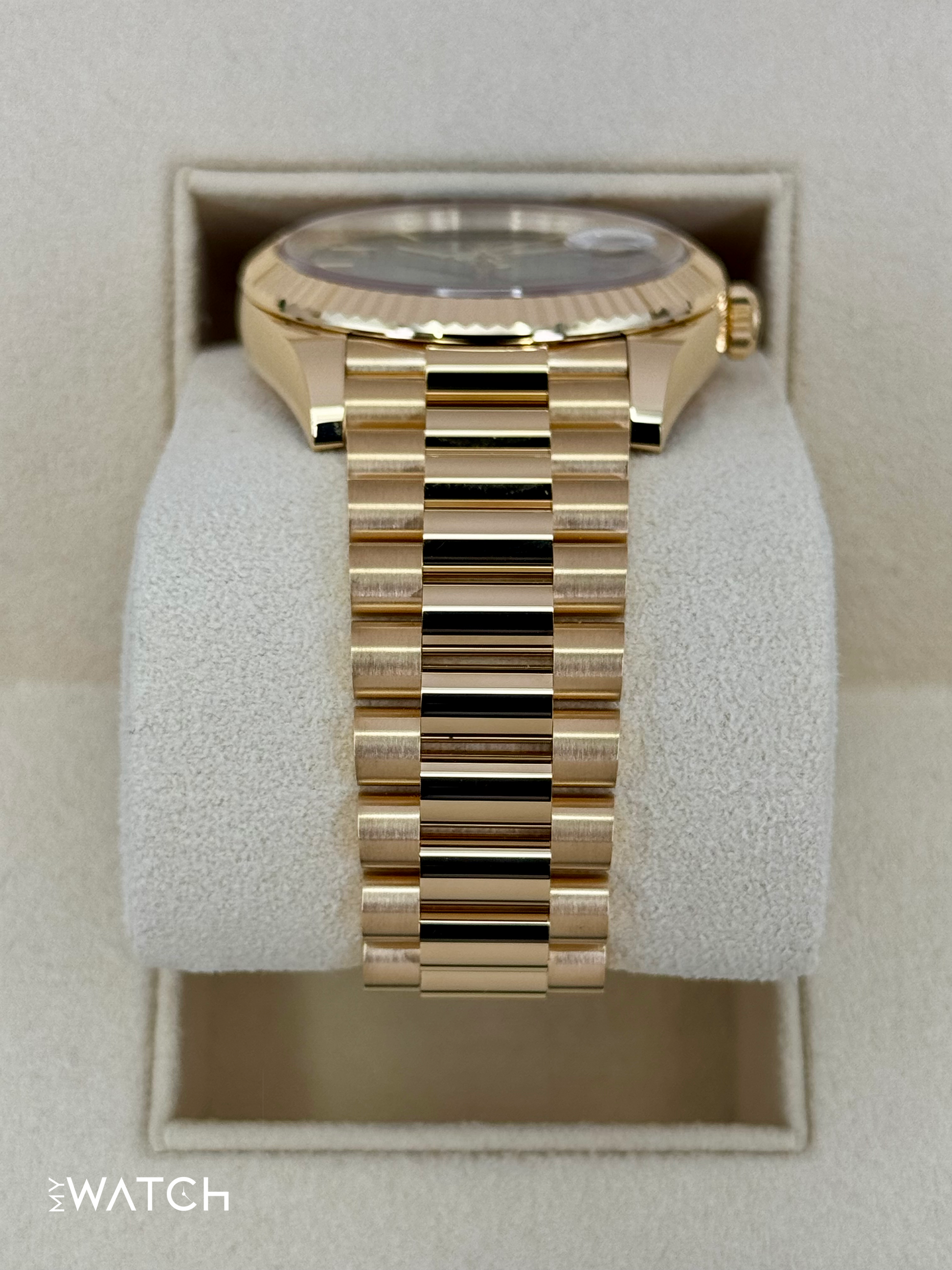 NEW 2025 Rolex Day-Date 40mm 228238 Presidential Green Ombre Dial - MyWatchLLC