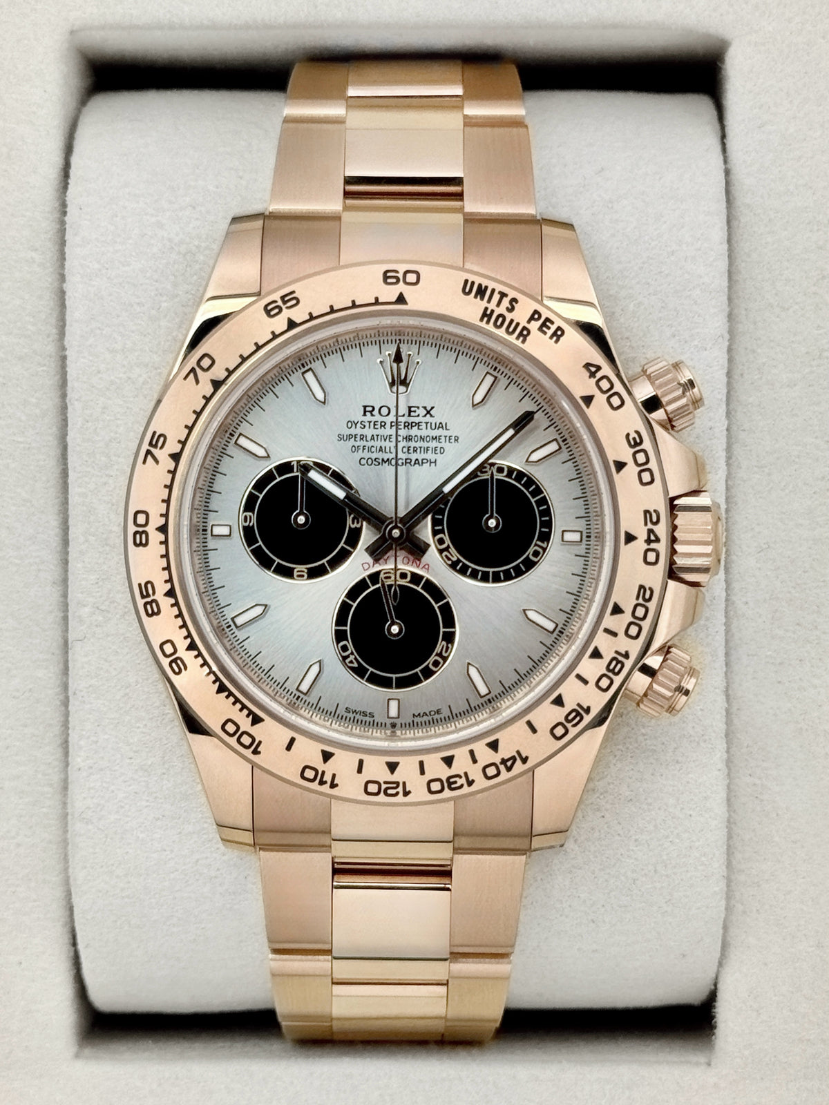 2026 Rolex Daytona 40mm 126505 Rose Gold Sundust Dial - MyWatchLLC