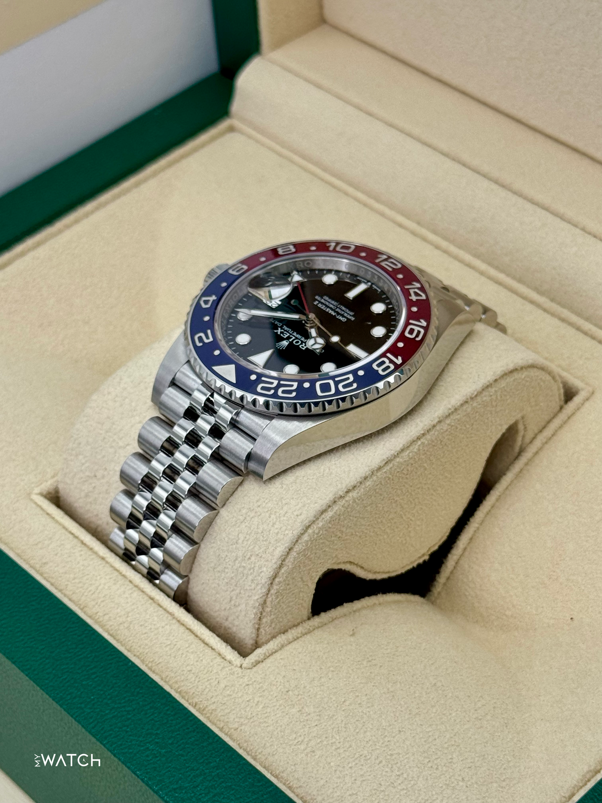 NEW 2024 Rolex GMT-Master II "Pepsi" 40mm 126710BLRO Jubilee - MyWatchLLC