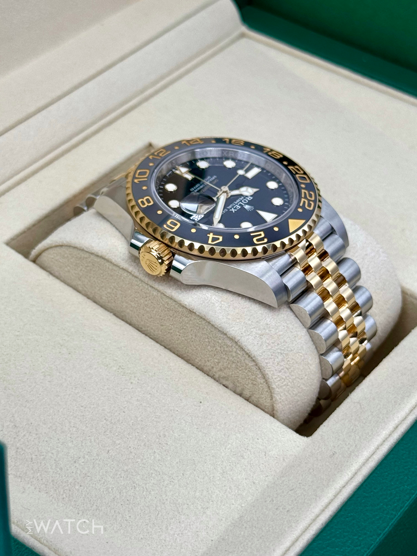 2025 Rolex GMT-Master II 40mm 126713GRNR Two-Tone Jubilee