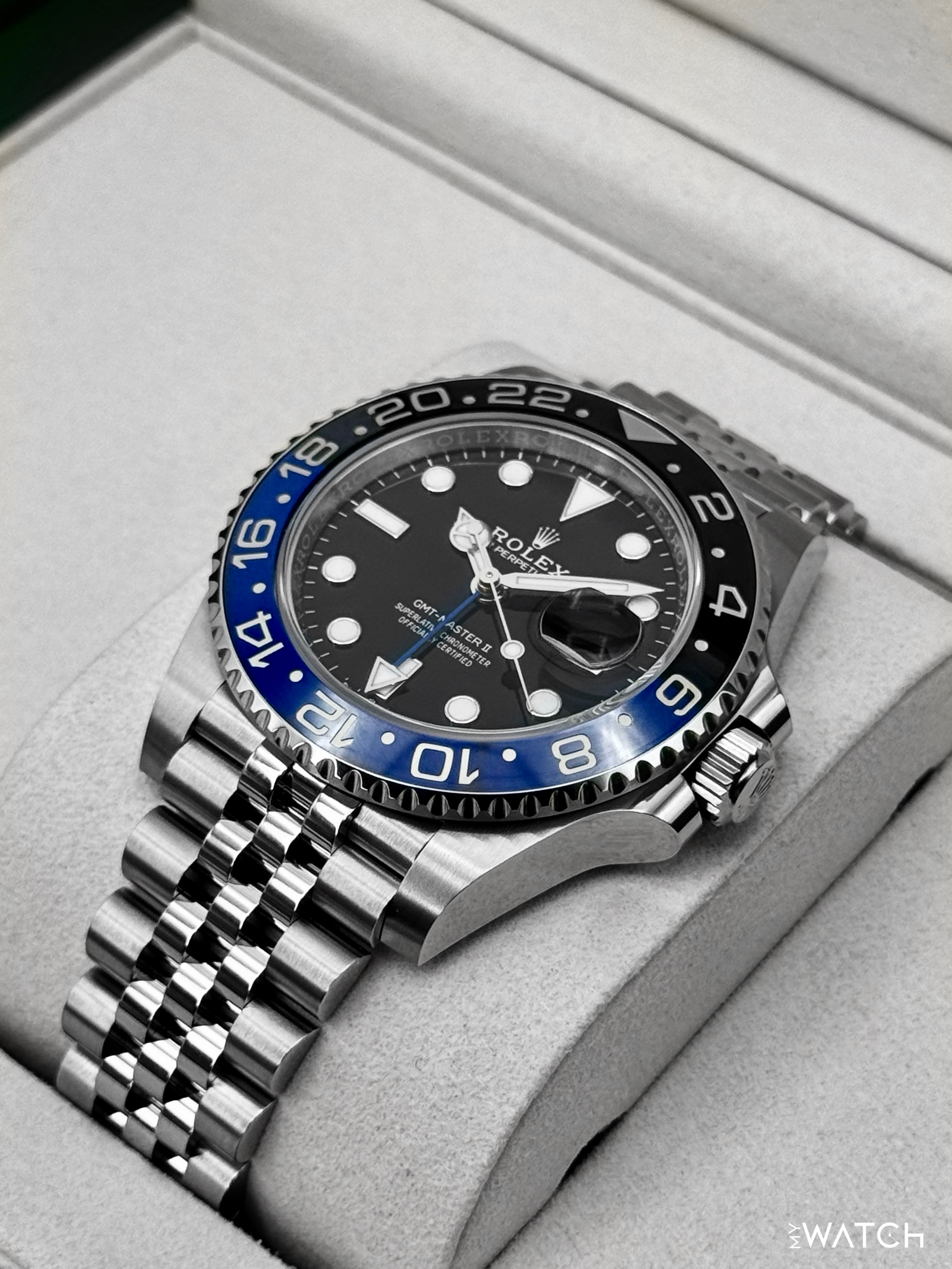 NEW 2026 Rolex GMT-Master II "Batgirl" 40mm 126710BLNR Jubilee - MyWatchLLC