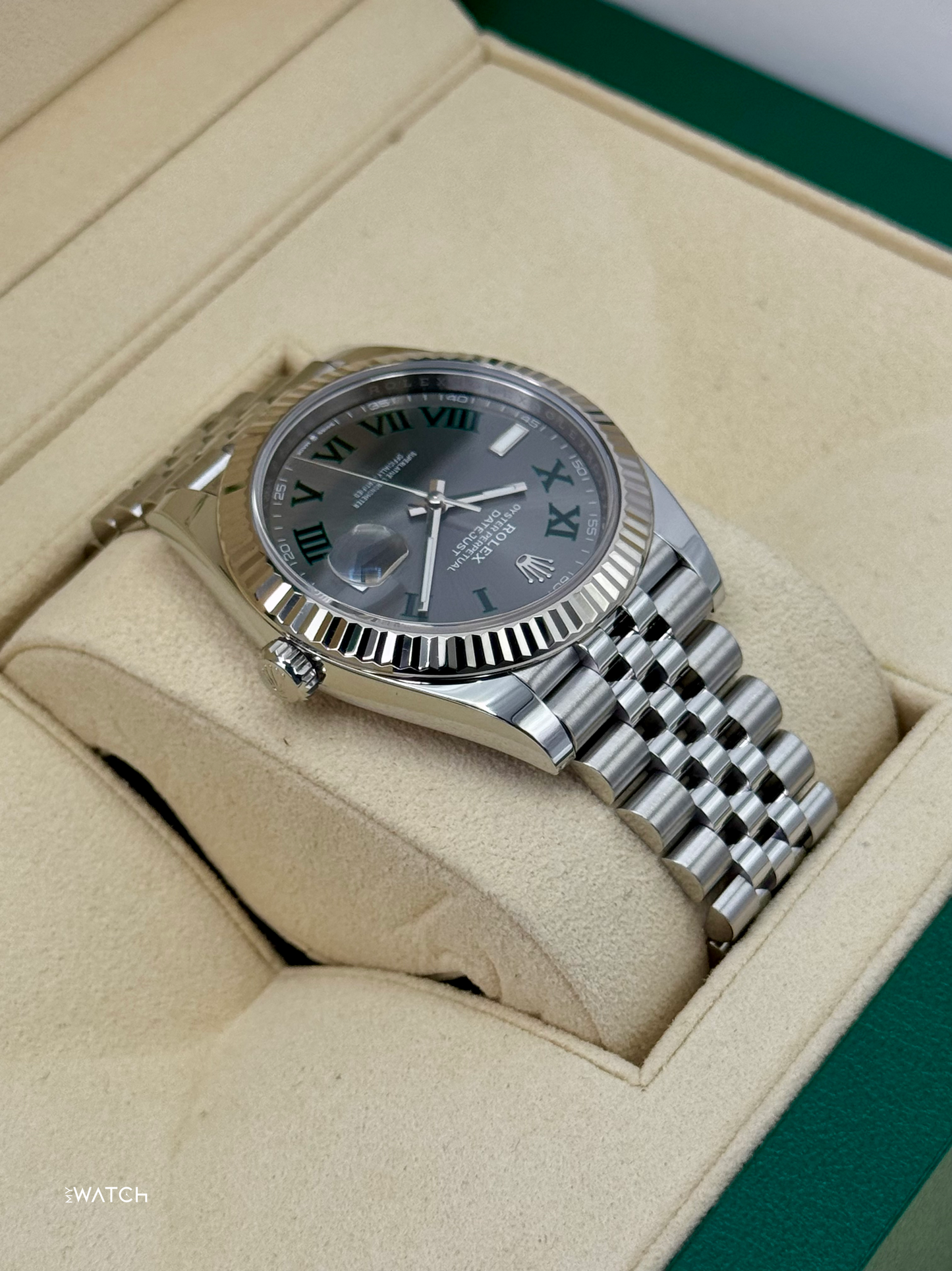 2024 Rolex Datejust 41mm 126334 Jubilee Wimbledon Dial