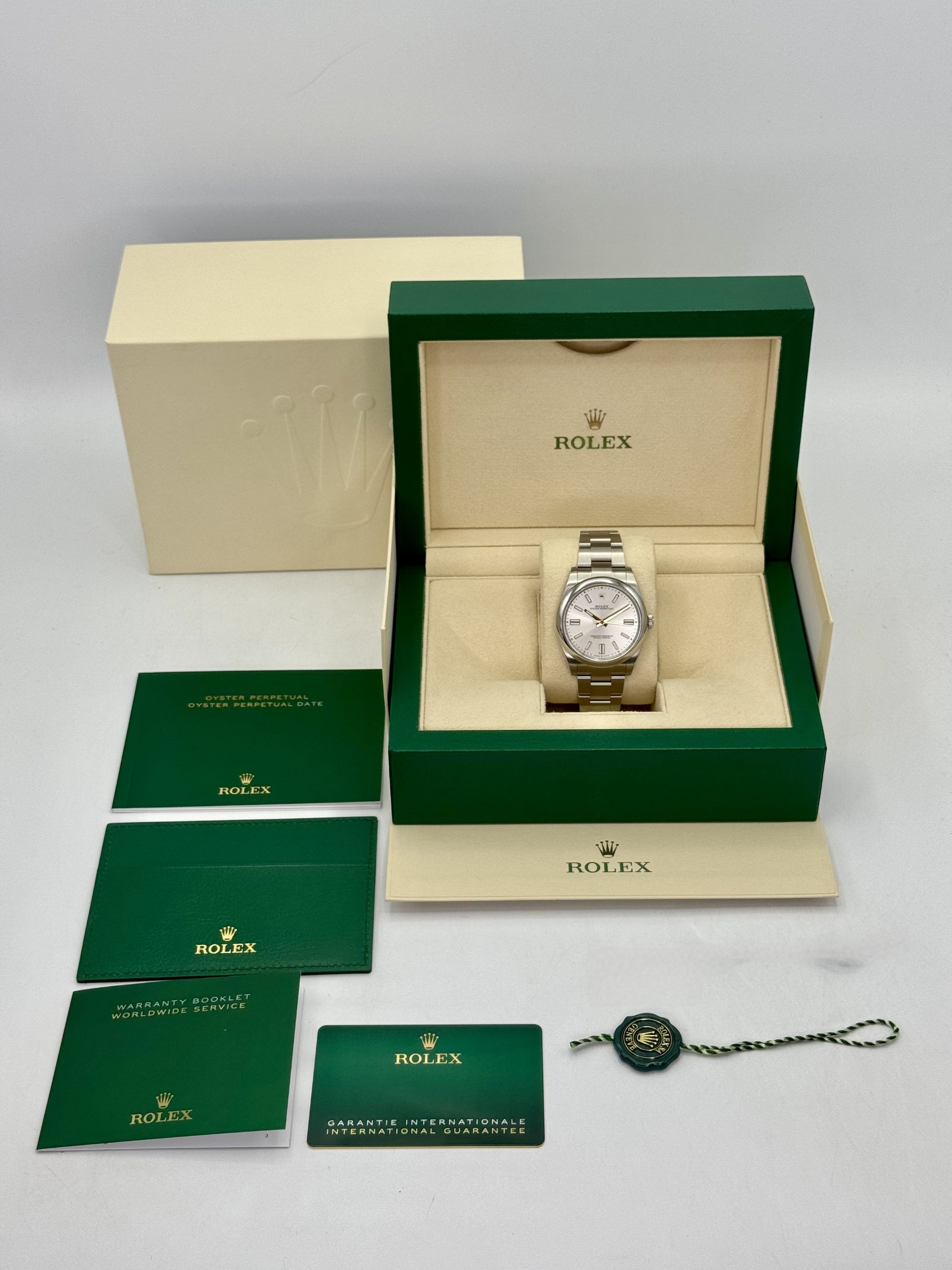 NEW 2025 Rolex Oyster Perpetual 41mm 124300 Silver Dial - MyWatchLLC