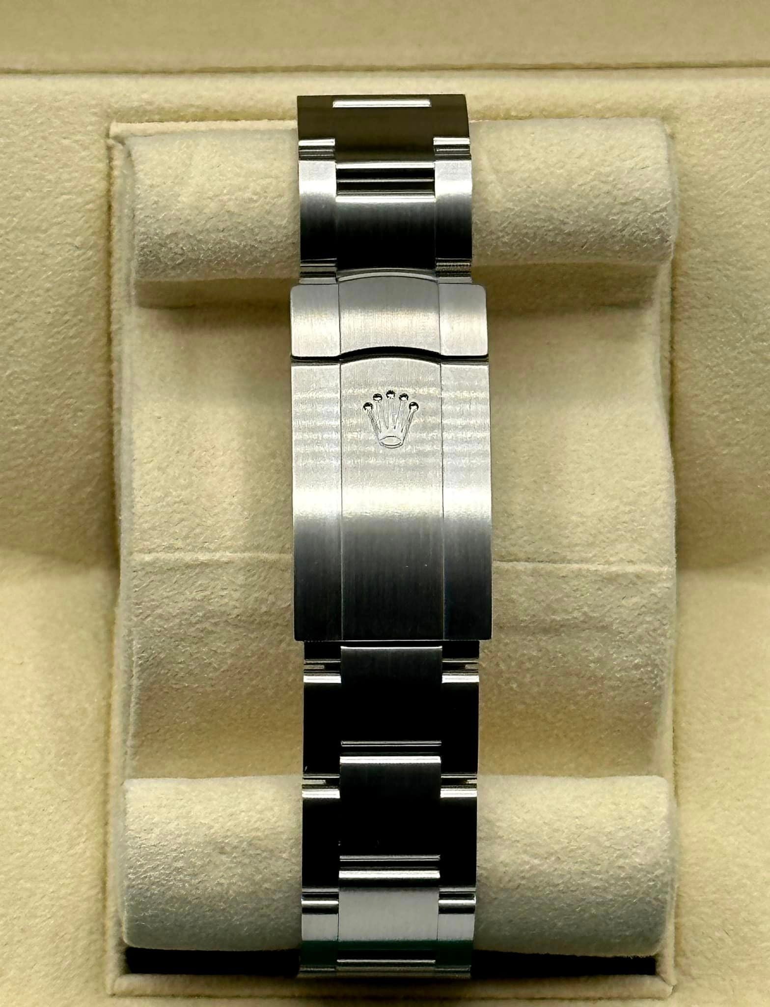 2017 Oyster Perpetual 39mm 114300 Stainless Steel Grey Stick Dial - MyWatchLLC