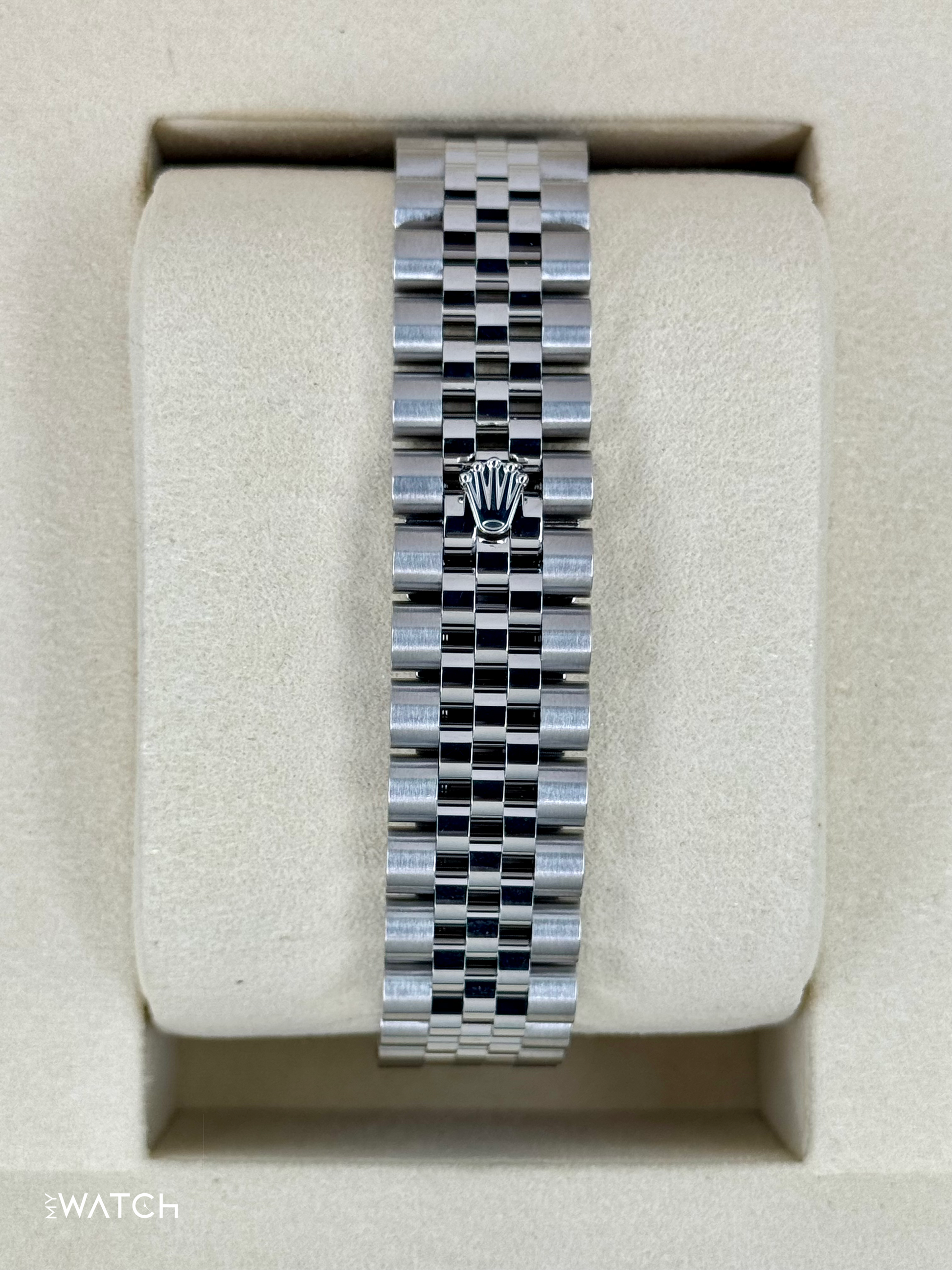 NEW 2025 Rolex Lady Datejust 28mm 278384RBR Jubilee MOP Diamond Dial - MyWatchLLC