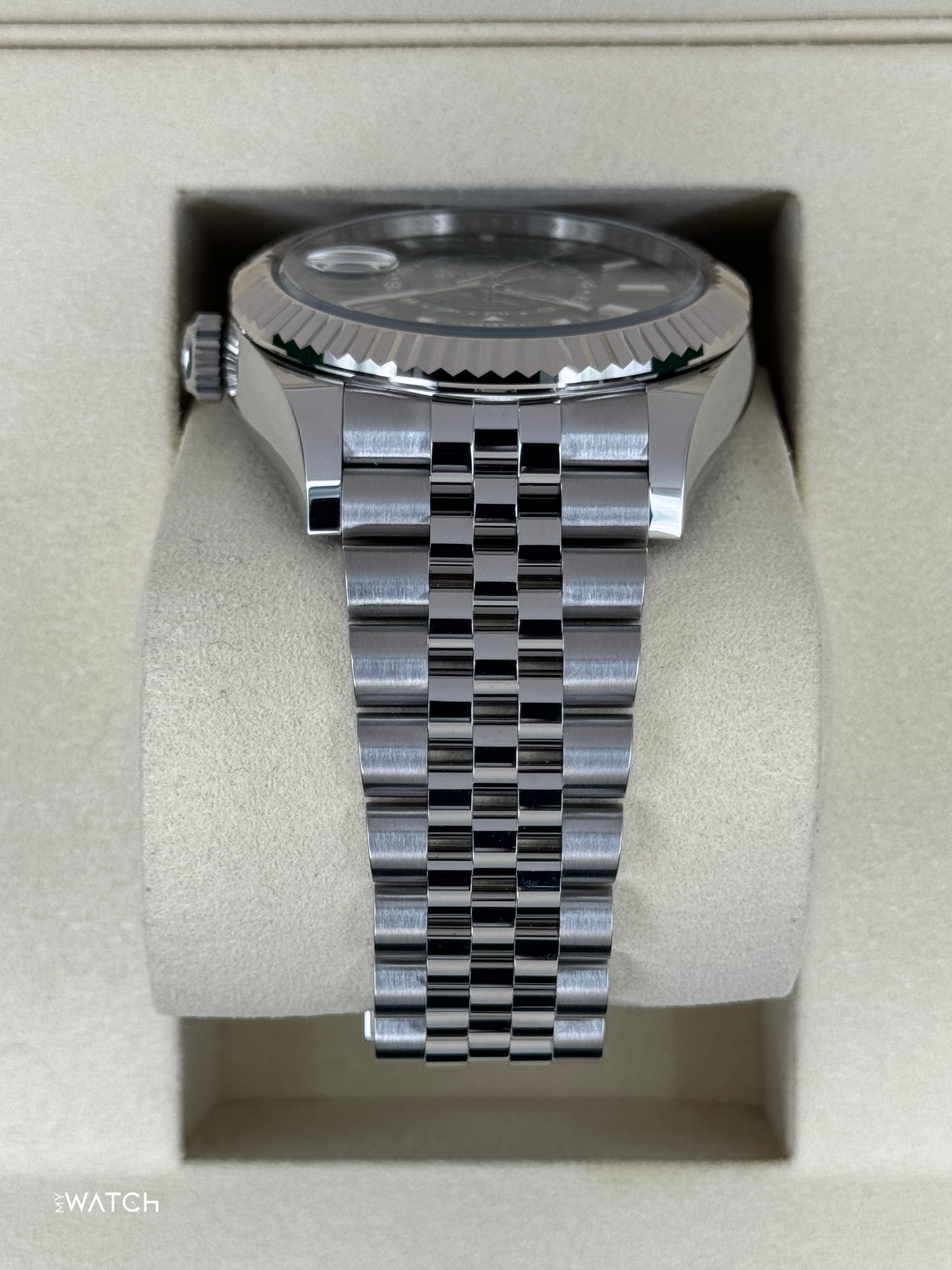 NEW 2025 Rolex Sky-Dweller 42mm 336934 Jubilee Green Dial - MyWatchLLC