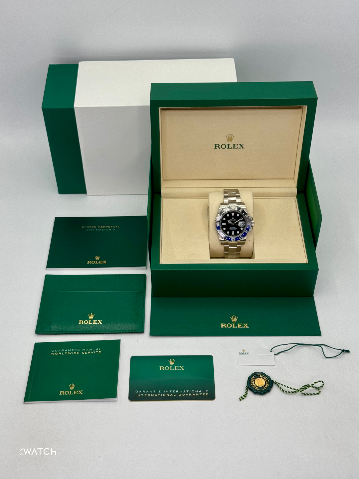 NEW 2025 Rolex GMT-Master II "Batman" 40mm 126710BLNR Oyster (STICKERED) - MyWatchLLC