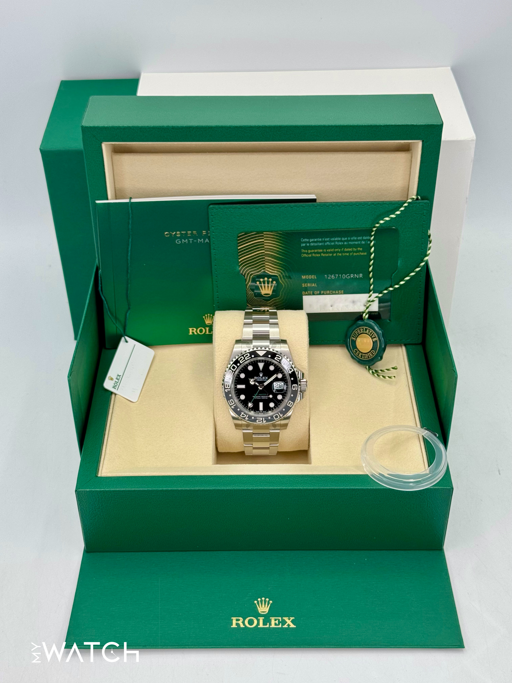 NEW 2025 Rolex GMT-Master II "Bruce Wayne" 40mm 126710GRNR Oyster - MyWatchLLC