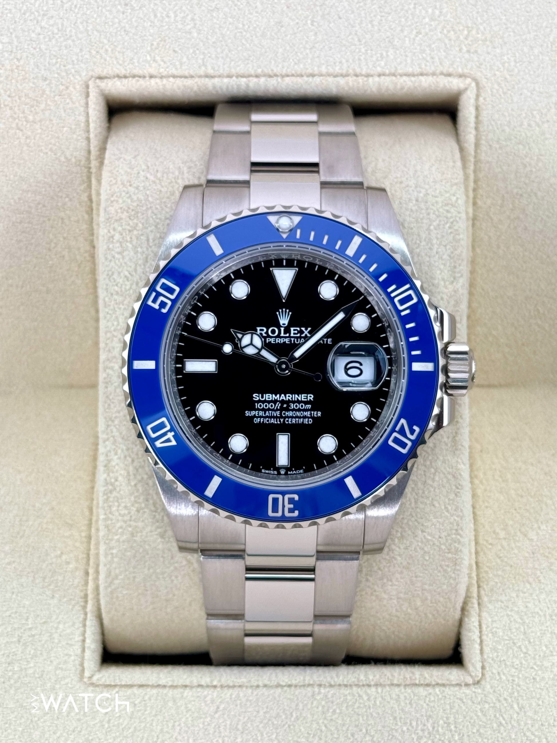 2024 Rolex Submariner “Cookie Monster ” 41mm 126619LB White Gold Blue Dial - MyWatchLLC