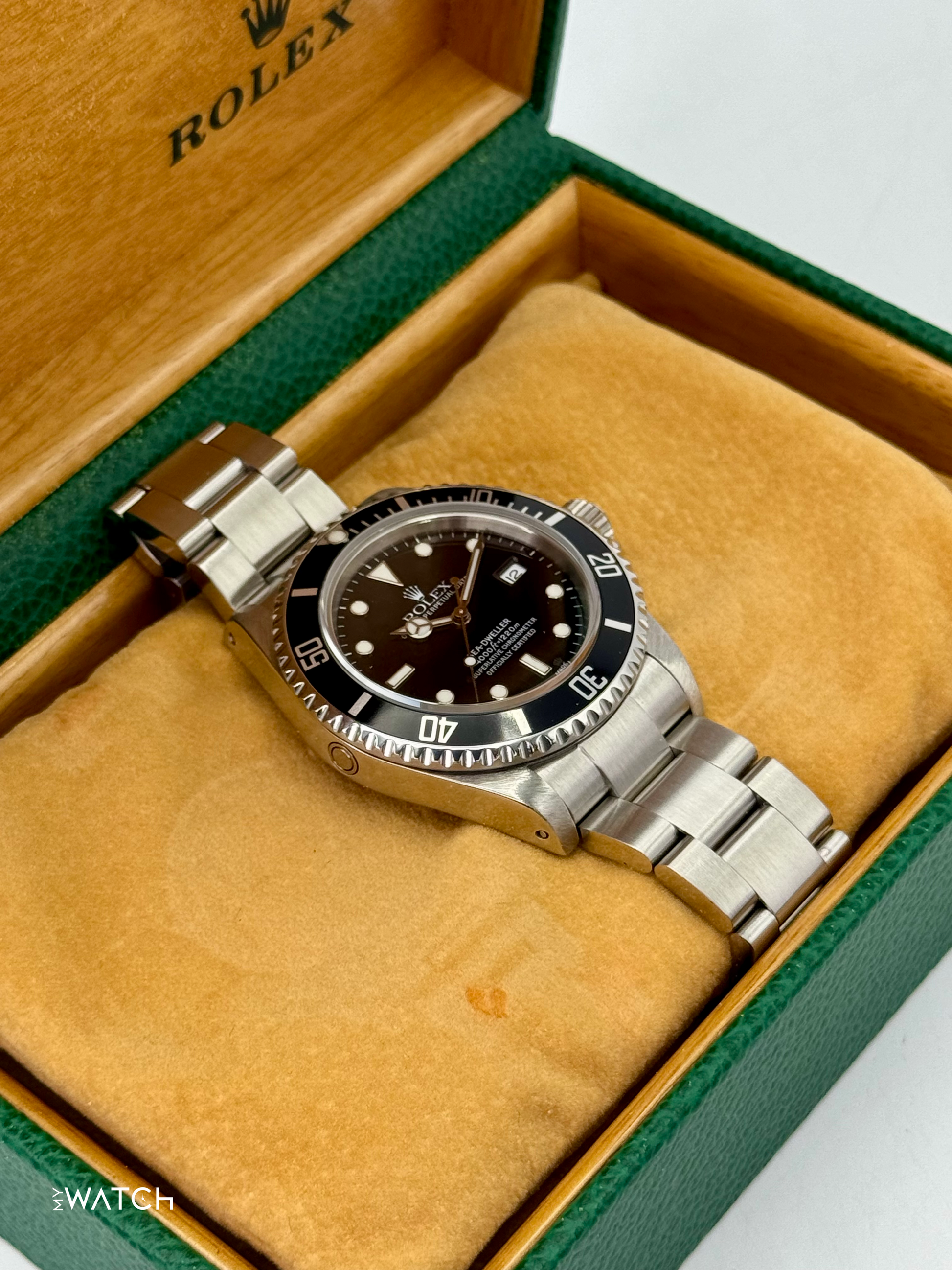 2001 Rolex Sea-Dweller 40mm 16600 Stainless Steel Black Dial "Collectors Set" - MyWatchLLC