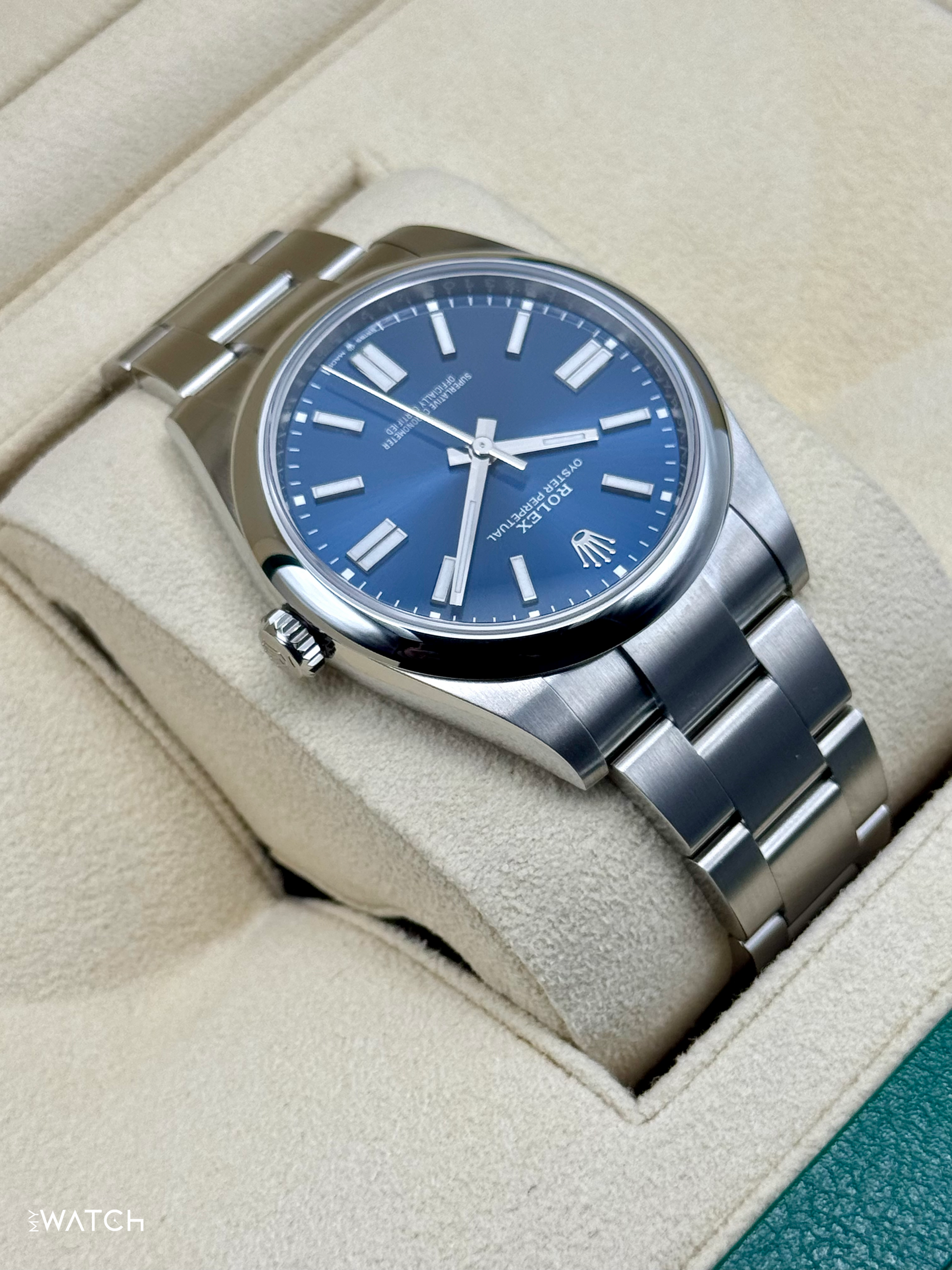 2025 Rolex Oyster Perpetual 41mm 124300 Blue Dial - MyWatchLLC