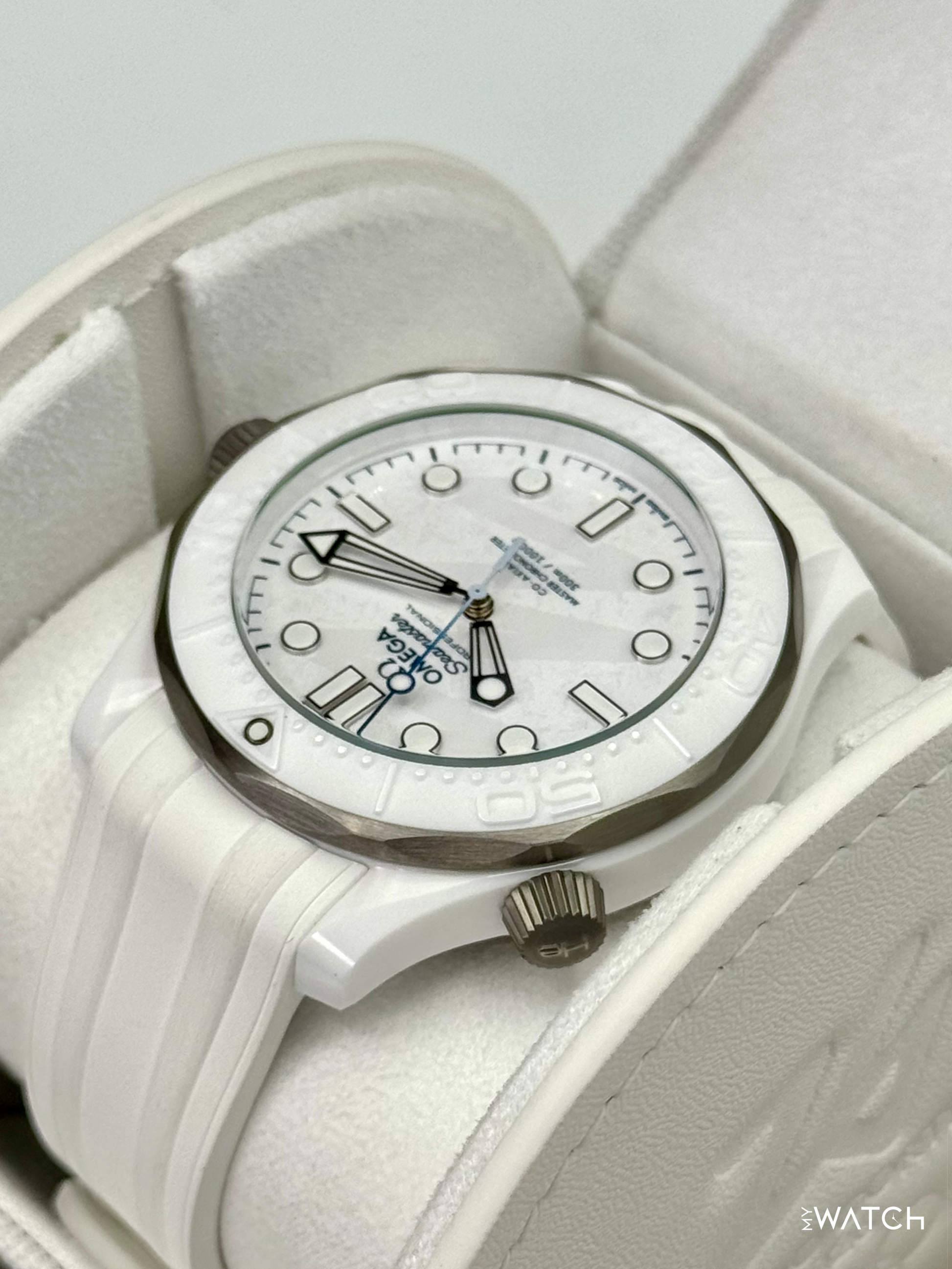 NEW 2026 Omega Seamaster Diver 300M 43.5mm 522.92.44.20.04.001 White - MyWatchLLC