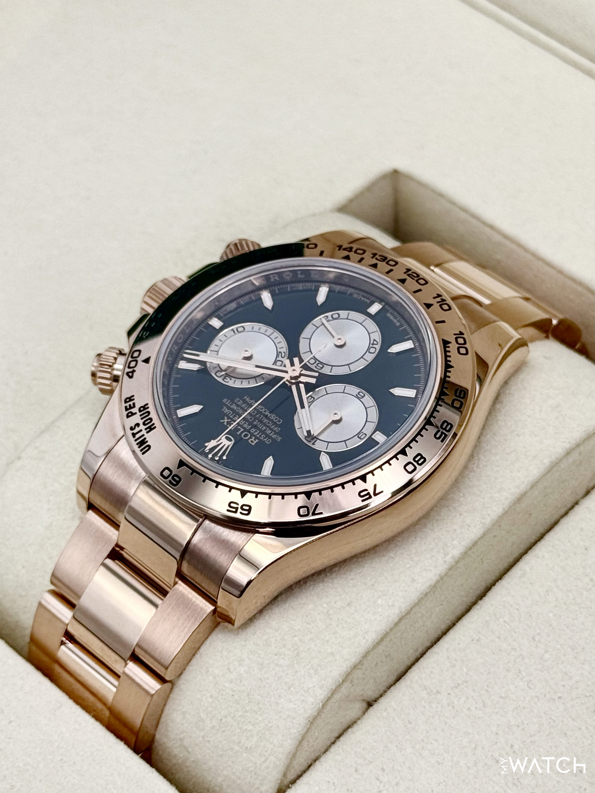 NEW 2025 Rolex Daytona 40mm 126505 Rose Gold Black Dial - MyWatchLLC