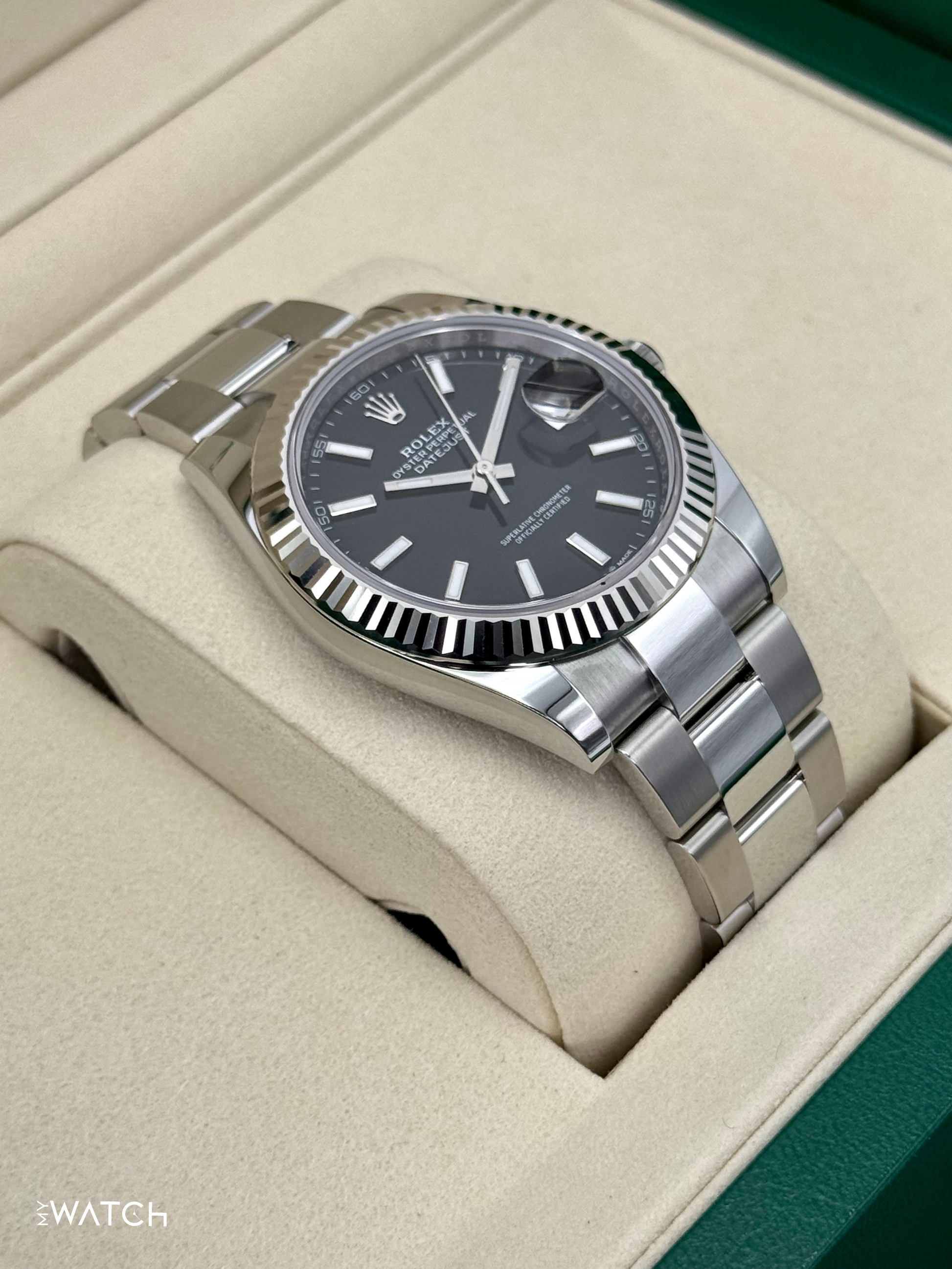 NEW 2025 Rolex Datejust 41mm 126334 Oyster Black Dial - MyWatchLLC