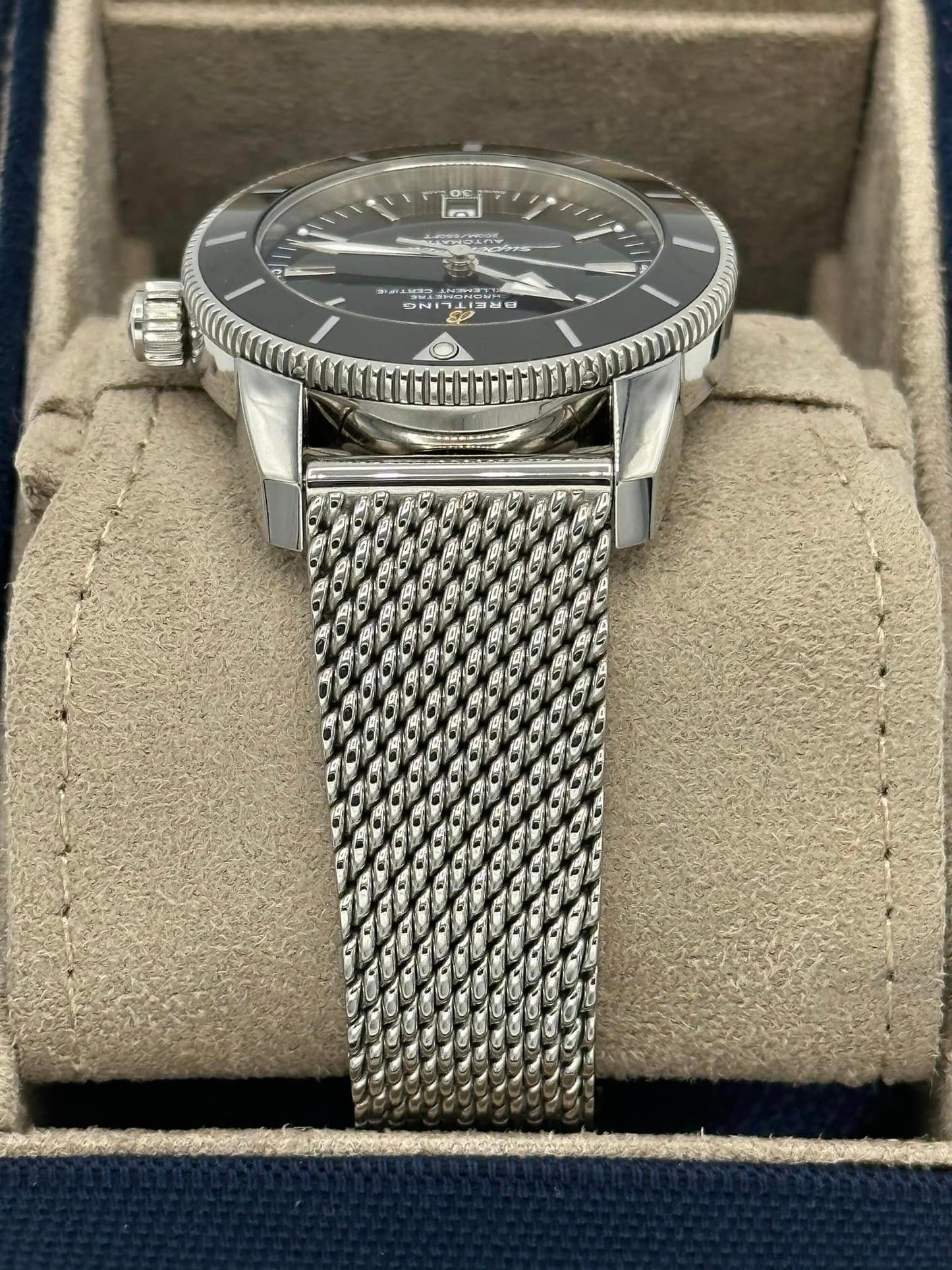 2023 Breitling Superocean Heritage 42mm AB2010 Stainless Steel Green Dial - MyWatchLLC