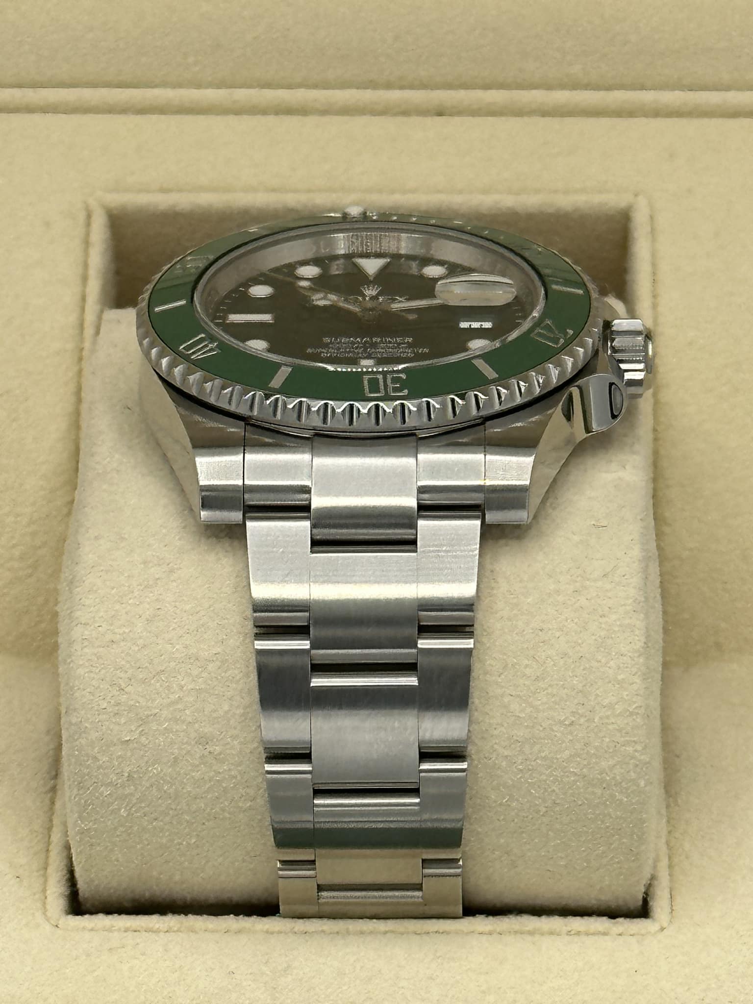 2016 Rolex Submariner "Hulk" 116610LV Stainless Steel Green Dial - MyWatchLLC