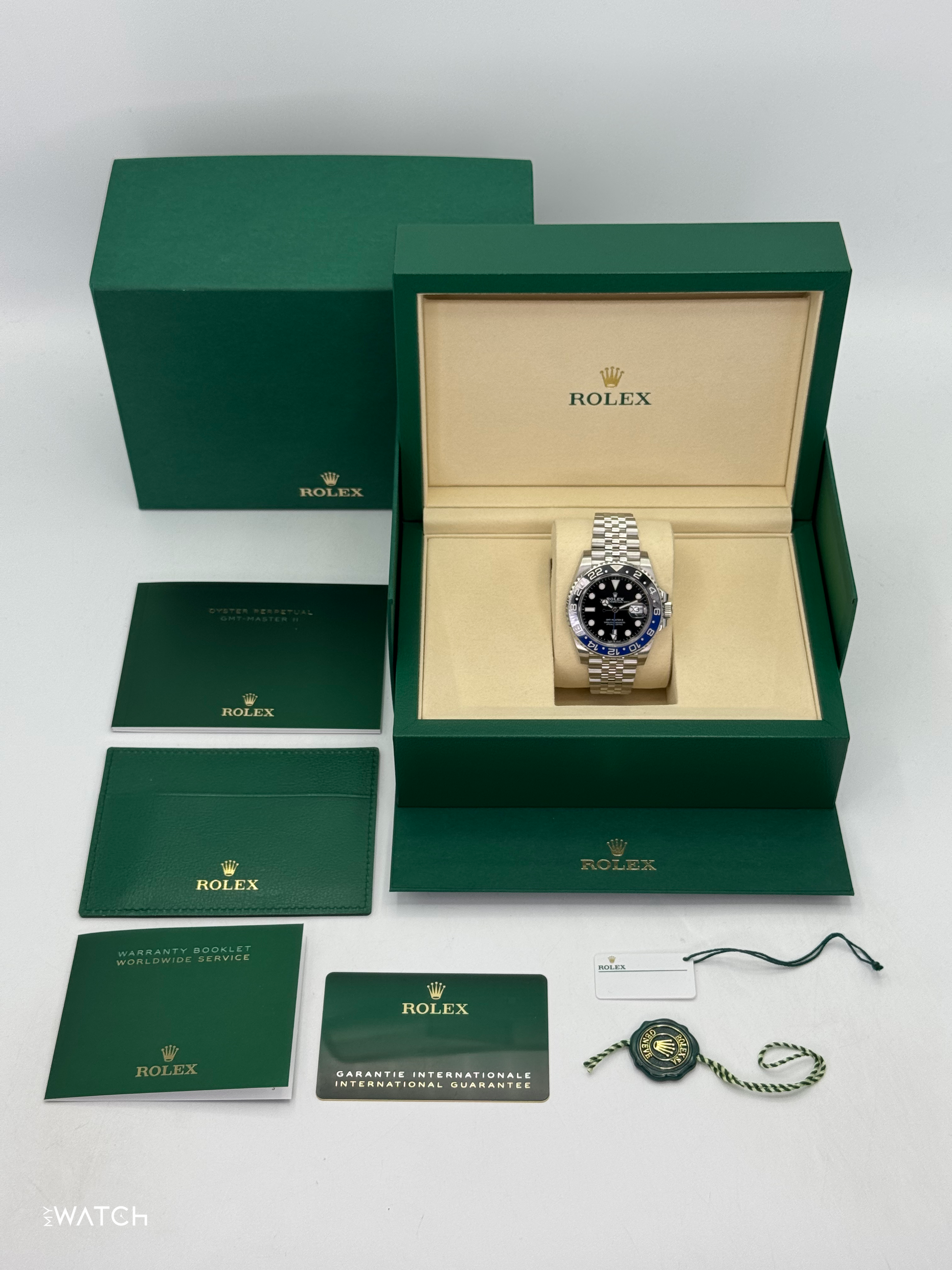 2025 Rolex GMT-Master II "Batgirl" 40mm 126710BLNR Jubilee - MyWatchLLC
