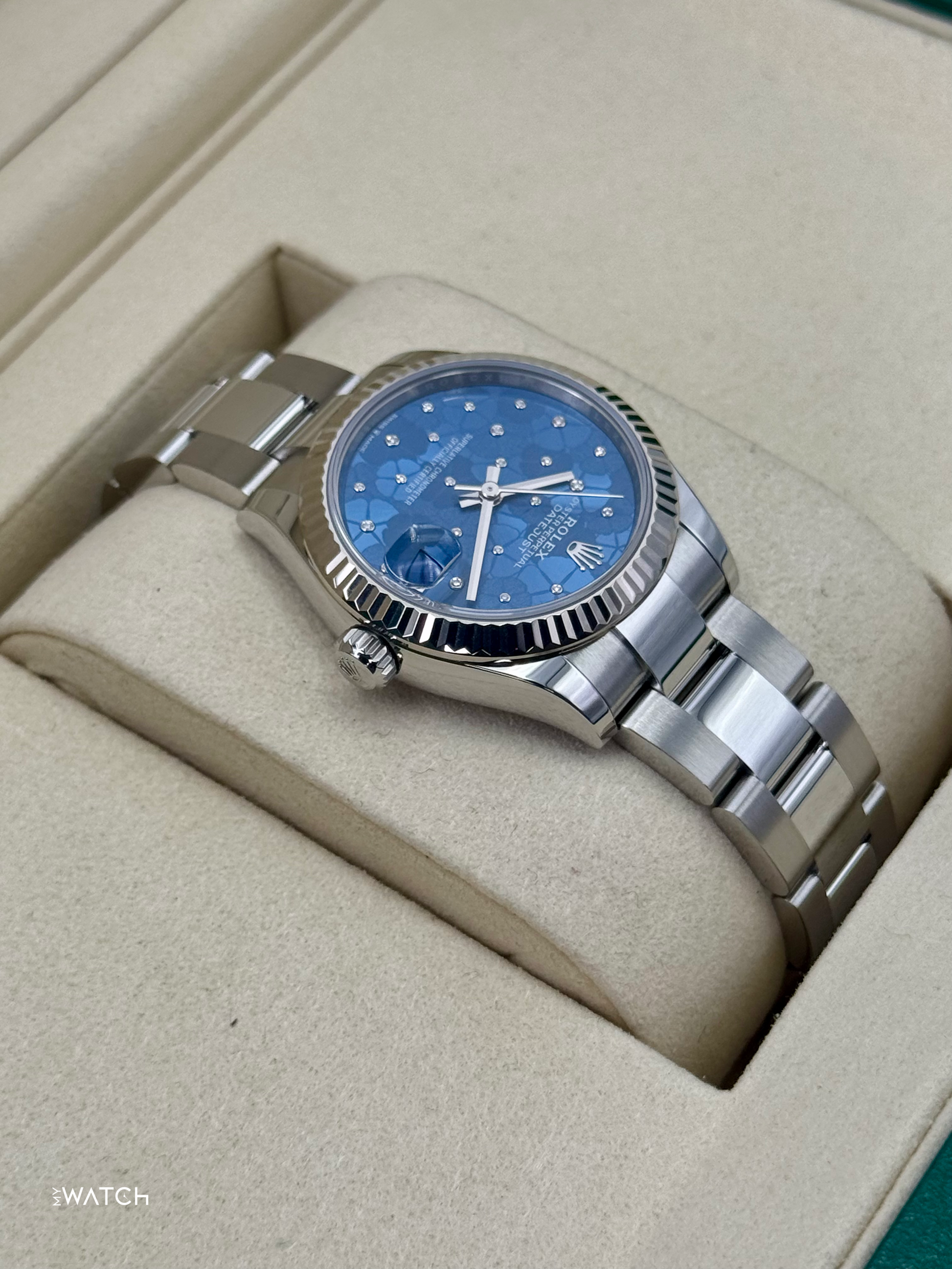 2025 Rolex Lady Datejust 31mm 278274 Stainless Steel Oyster Floral Dial - MyWatchLLC