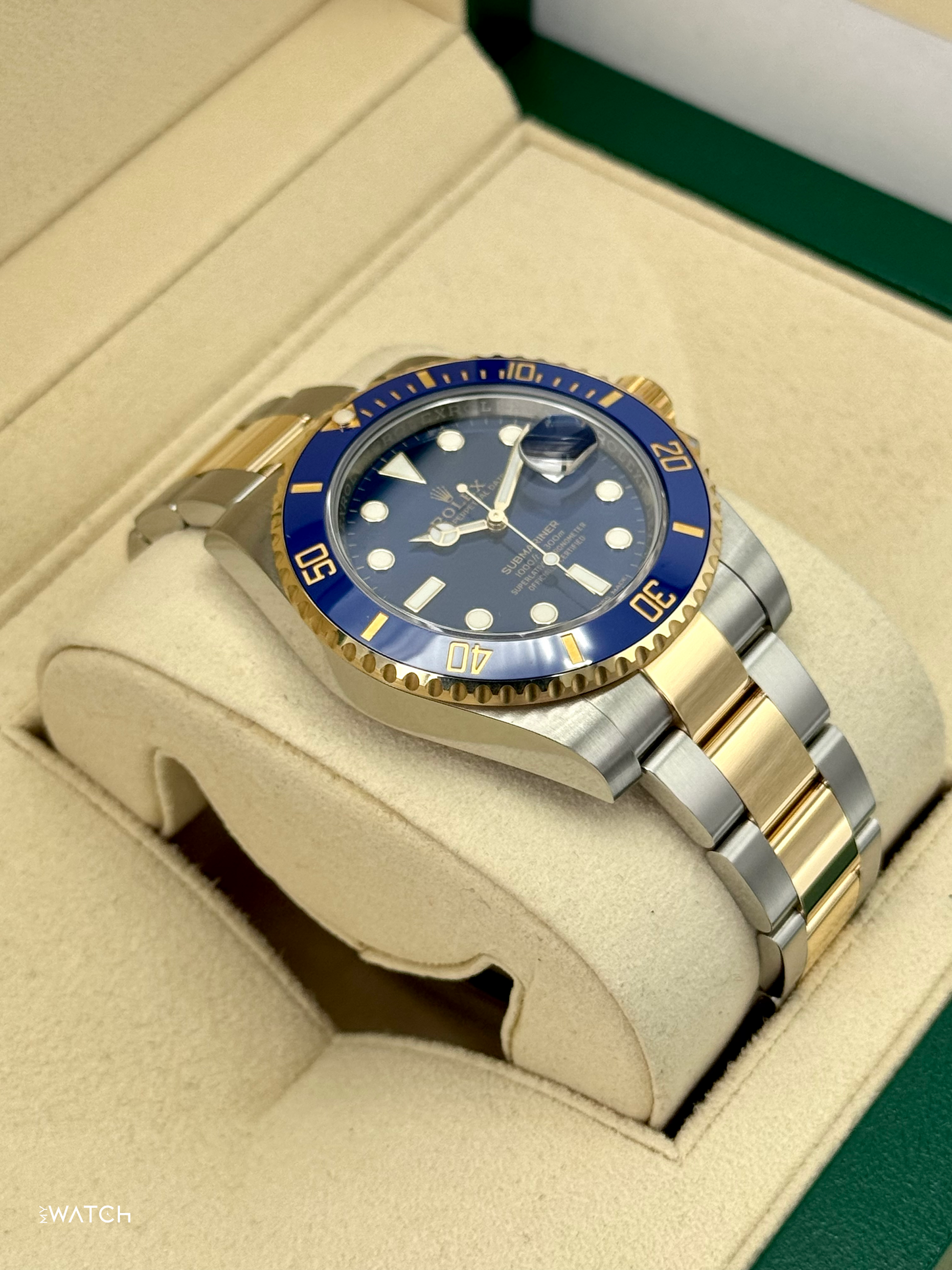 2017 Rolex Submariner "Bluesy" 40mm 116613LB Two-Tone Blue Dial - MyWatchLLC