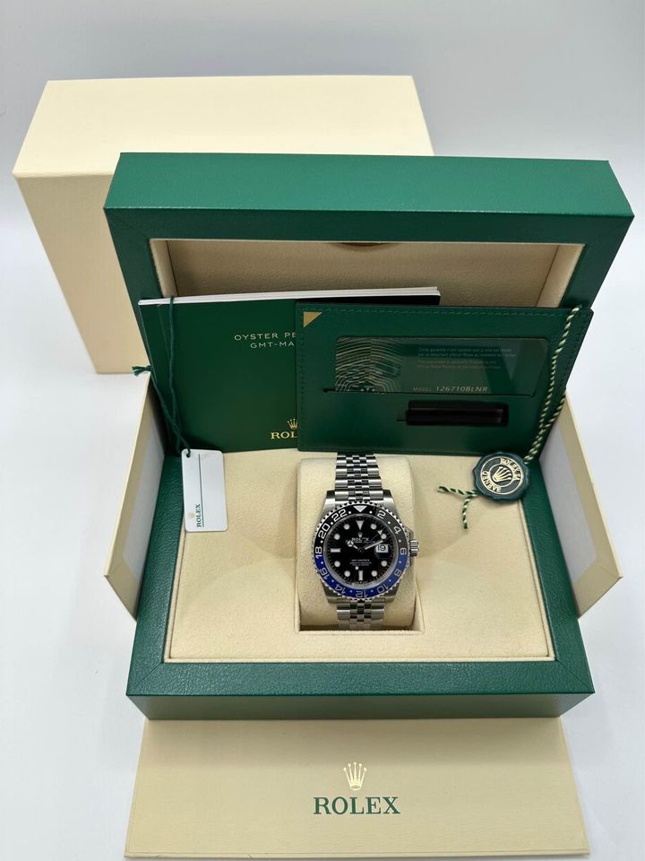 NEW 2022 Rolex GMT-Master II "Batgirl" 40mm 126710BLNR Jubilee - MyWatchLLC