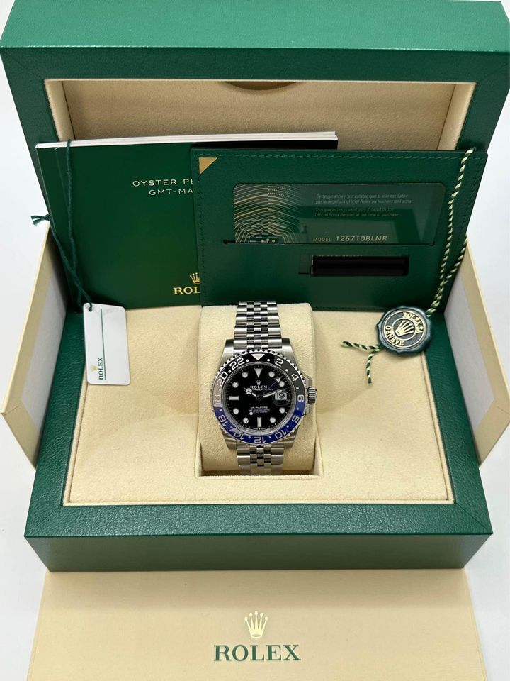 NEW 2022 Rolex GMT-Master II "Batgirl" 40mm 126710BLNR Jubilee - MyWatchLLC
