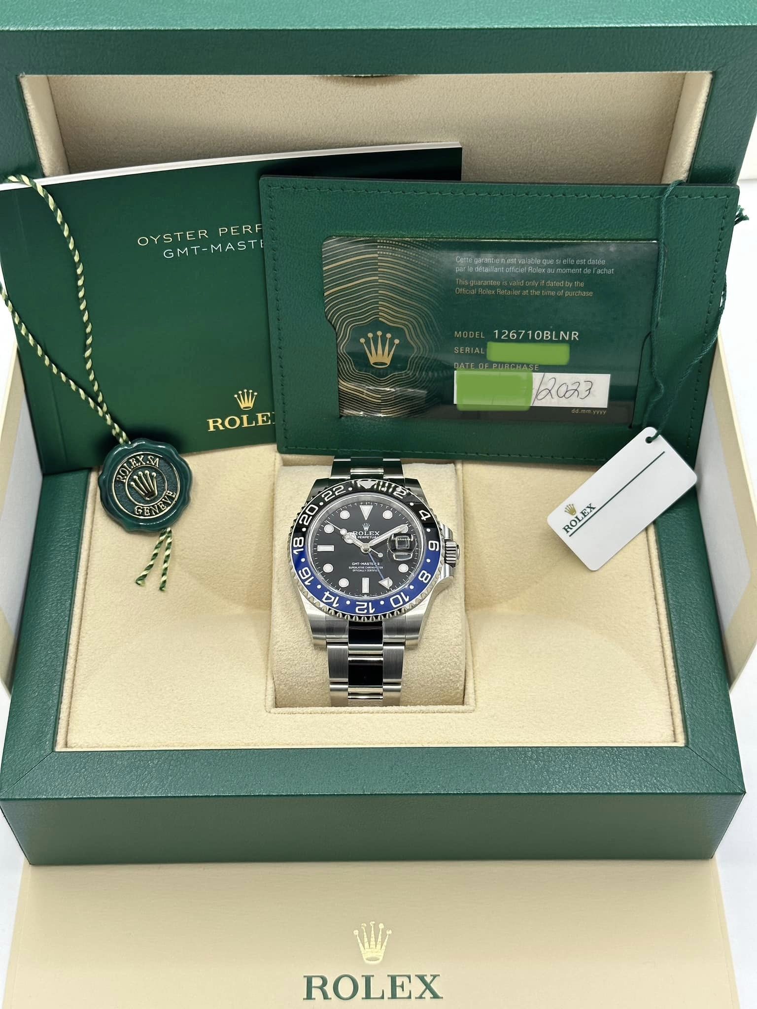 NEW 2023 Rolex GMT-Master II "Batman" Stainless Steel Black Dial - MyWatchLLC