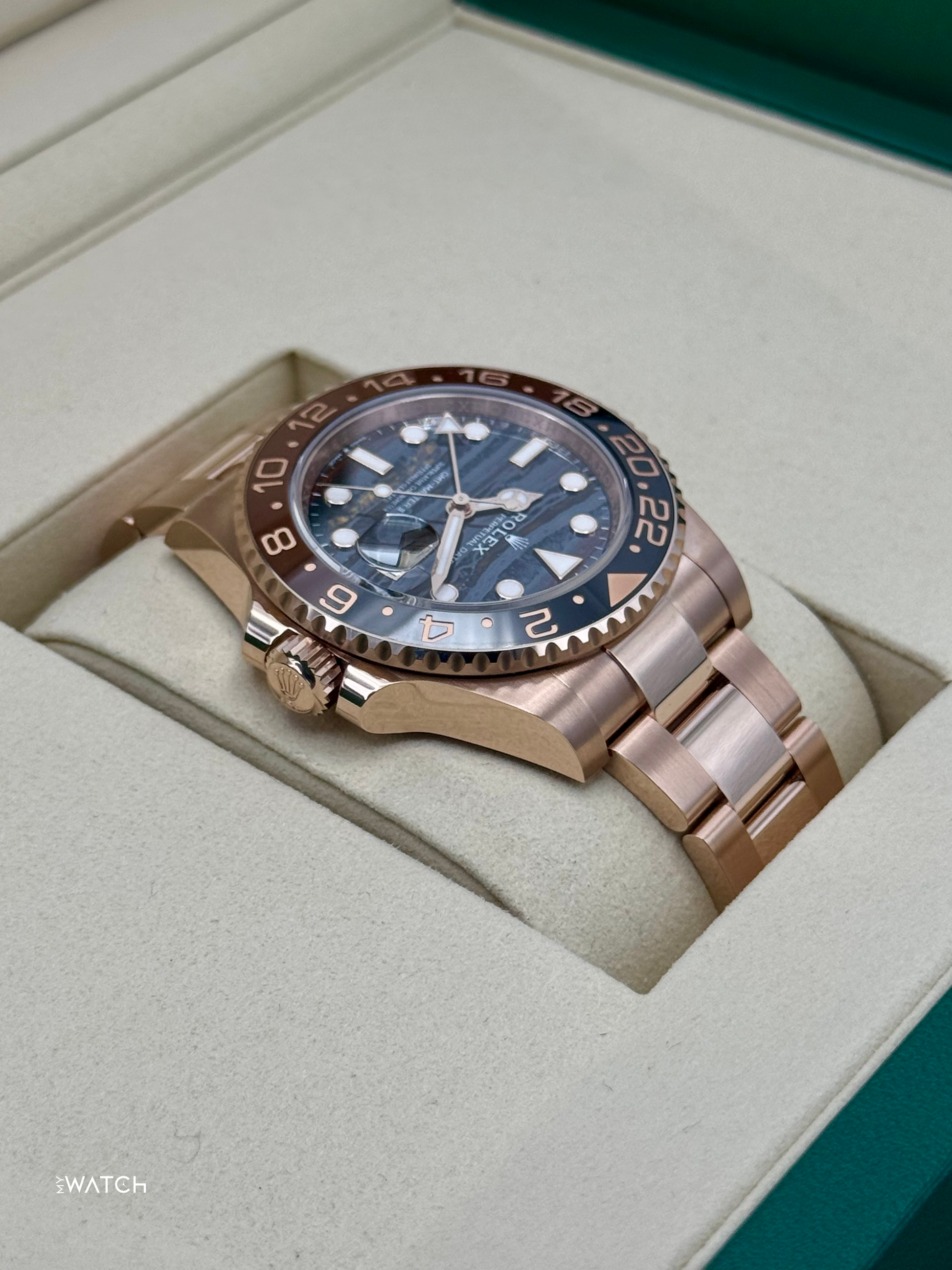 NEW 2025 Rolex GMT-Master II "Rootbeer" 40mm 126715CHNR Tiger Iron Dial - MyWatchLLC