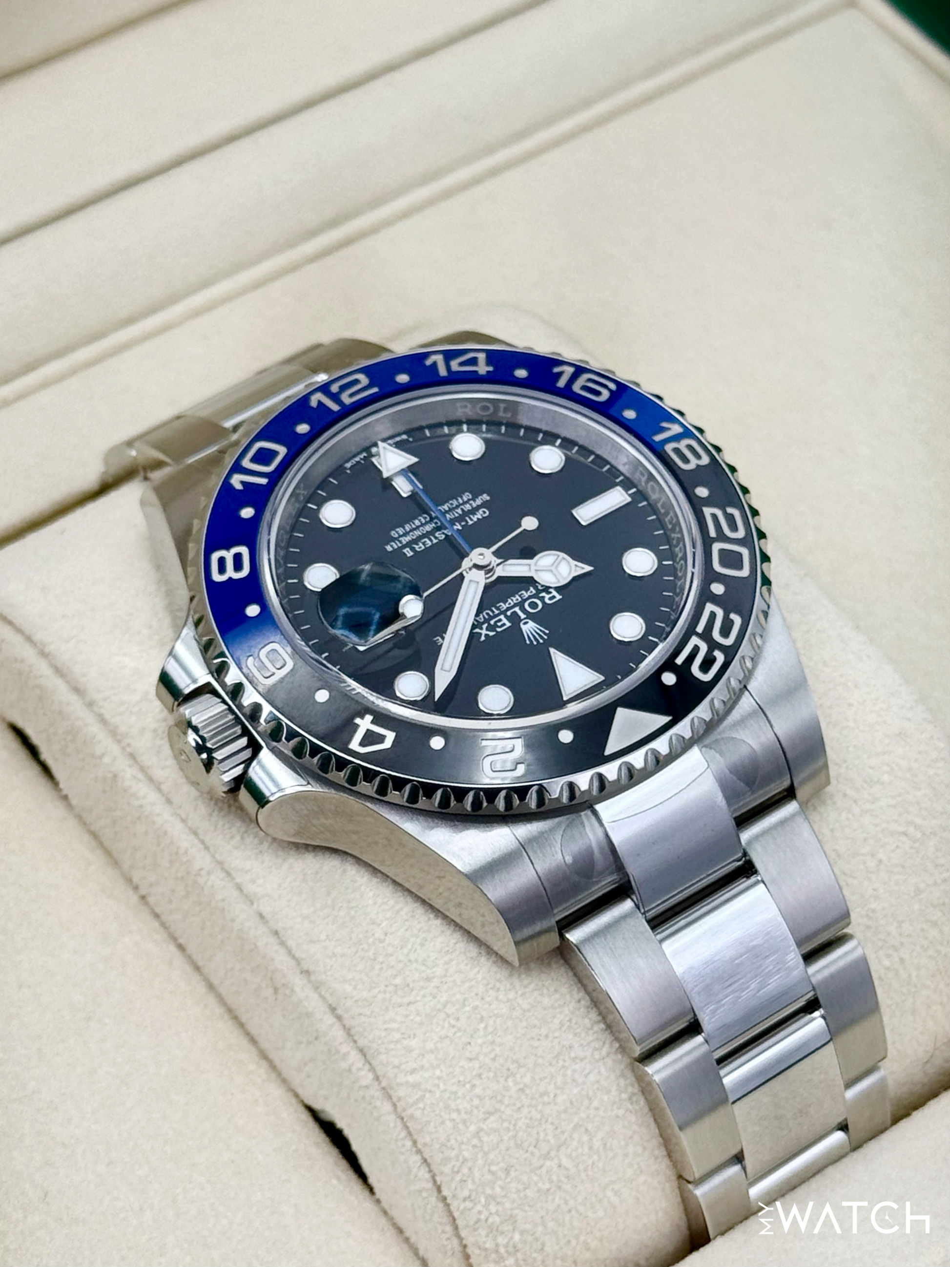 NEW 2025 Rolex GMT-Master II "Batman" 40mm 126710BLNR Oyster (STICKERED) - MyWatchLLC