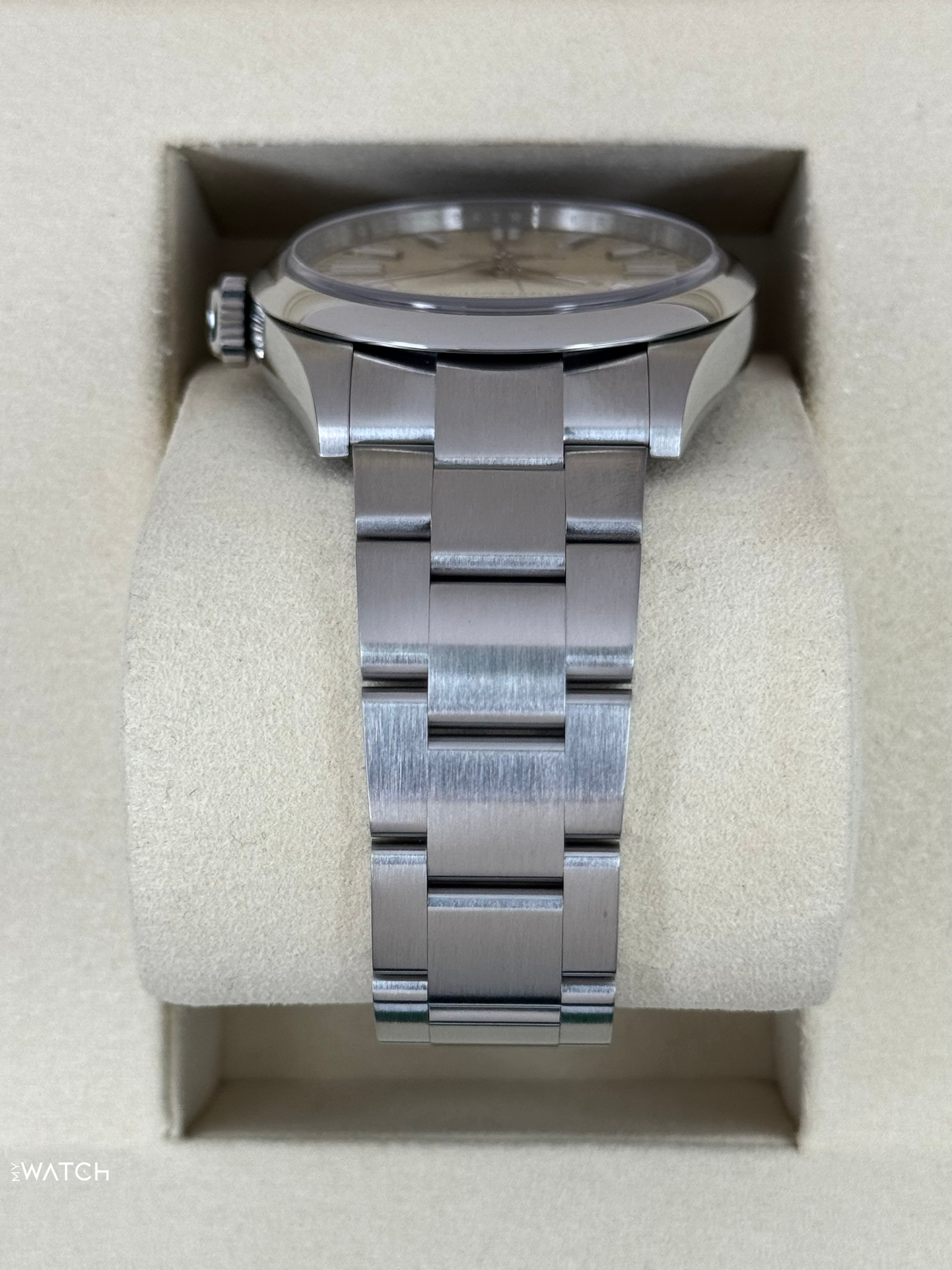 2025 Rolex Oyster Perpetual 41mm 134300 Beige Dial - MyWatchLLC